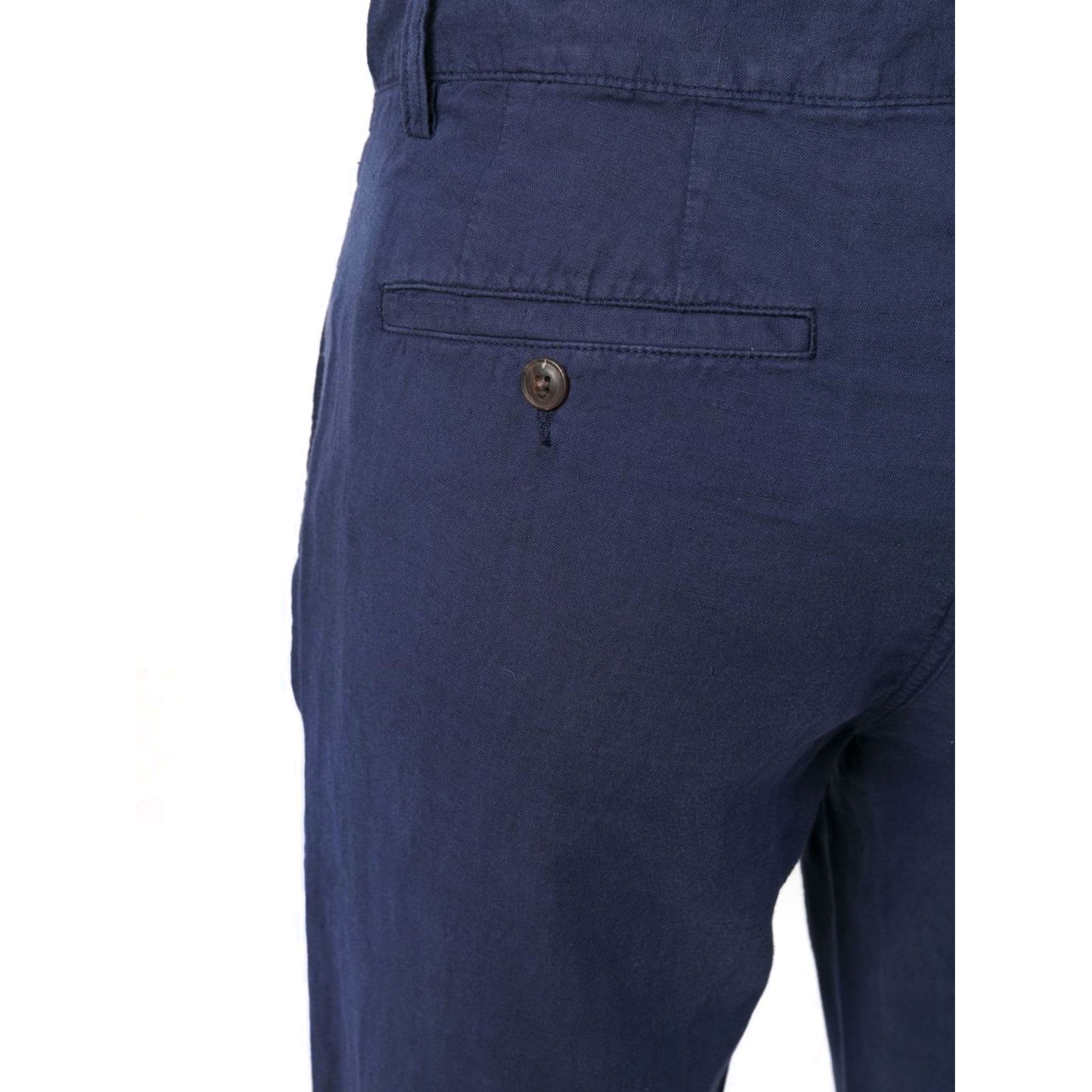 POLO RALPH LAUREN Laisvalaikio kelnės vyrams, Mėlyna, Flat front pant 4