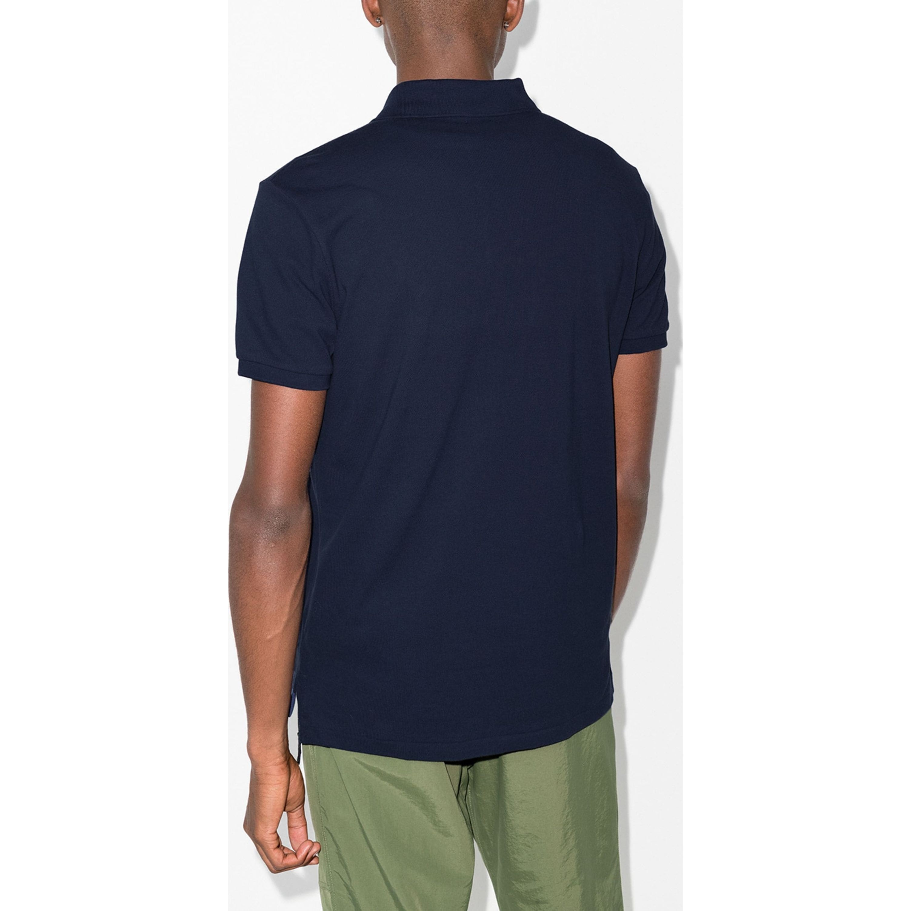 POLO RALPH LAUREN Polo marškiniai trumpos rank. vyrams, Mėlyna, Custom slim mesh polo shirt 3