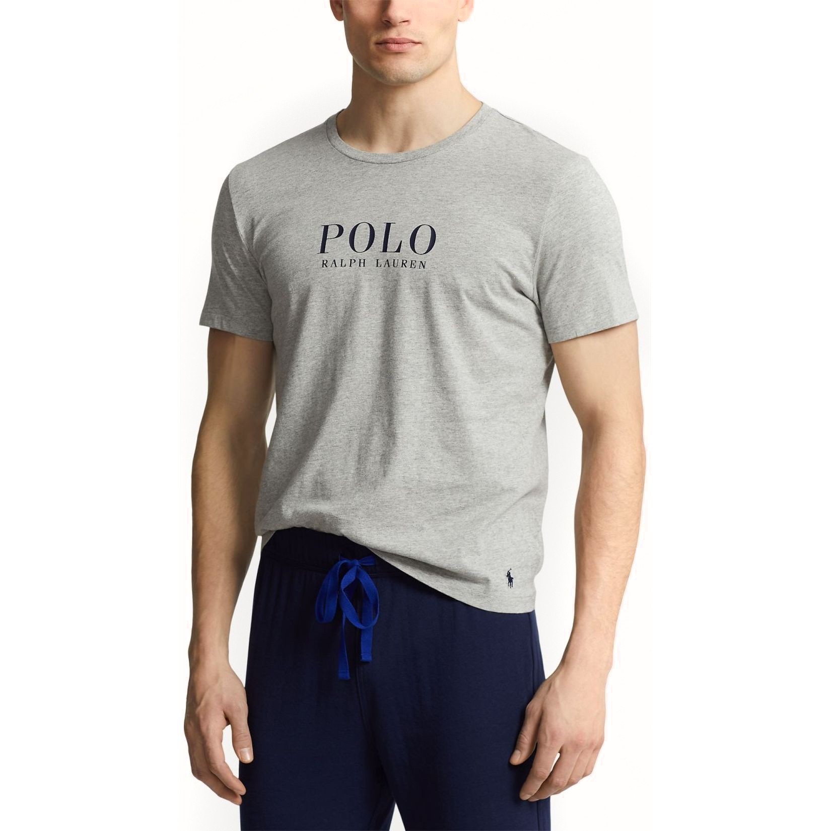 POLO RALPH LAUREN Marškinėliai trump. rankovėmis vyrams, Pilka, Short sleeve crew sleep top 3