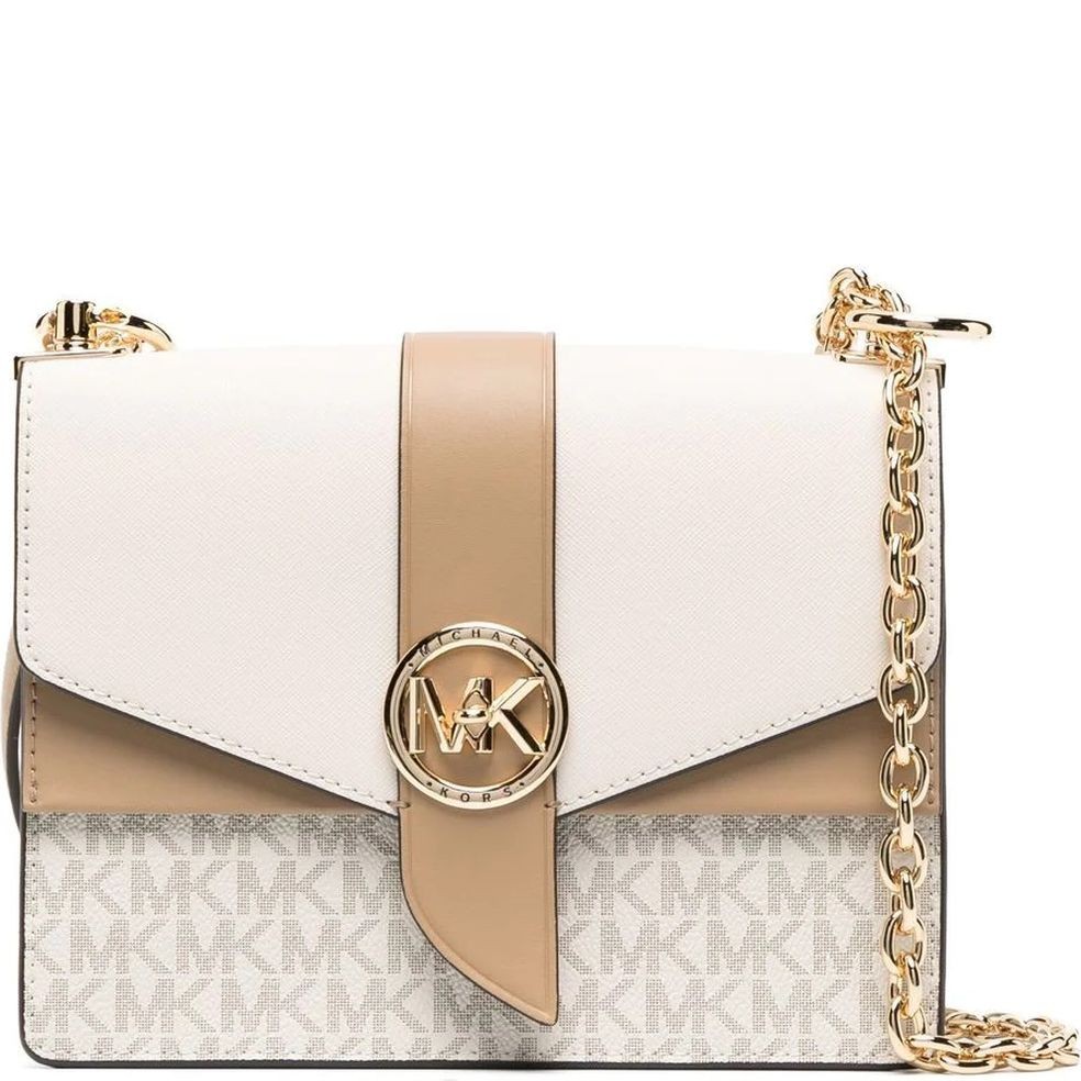 MICHAEL KORS Rankinė per petį moterims, Balta, Small conv crossbody 1