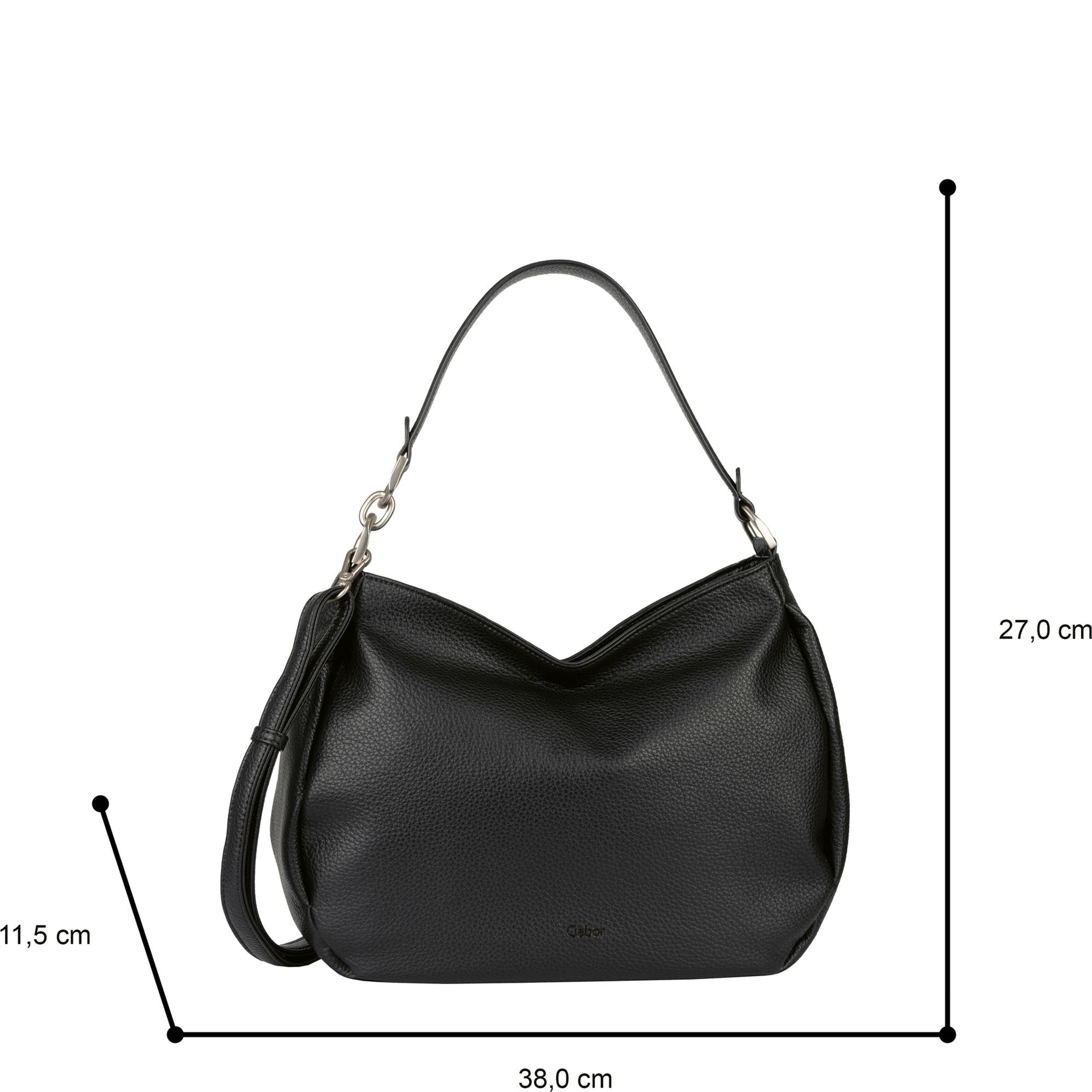 GABOR Rankinė, krepšys moterims, Juoda, Lonia bag 5