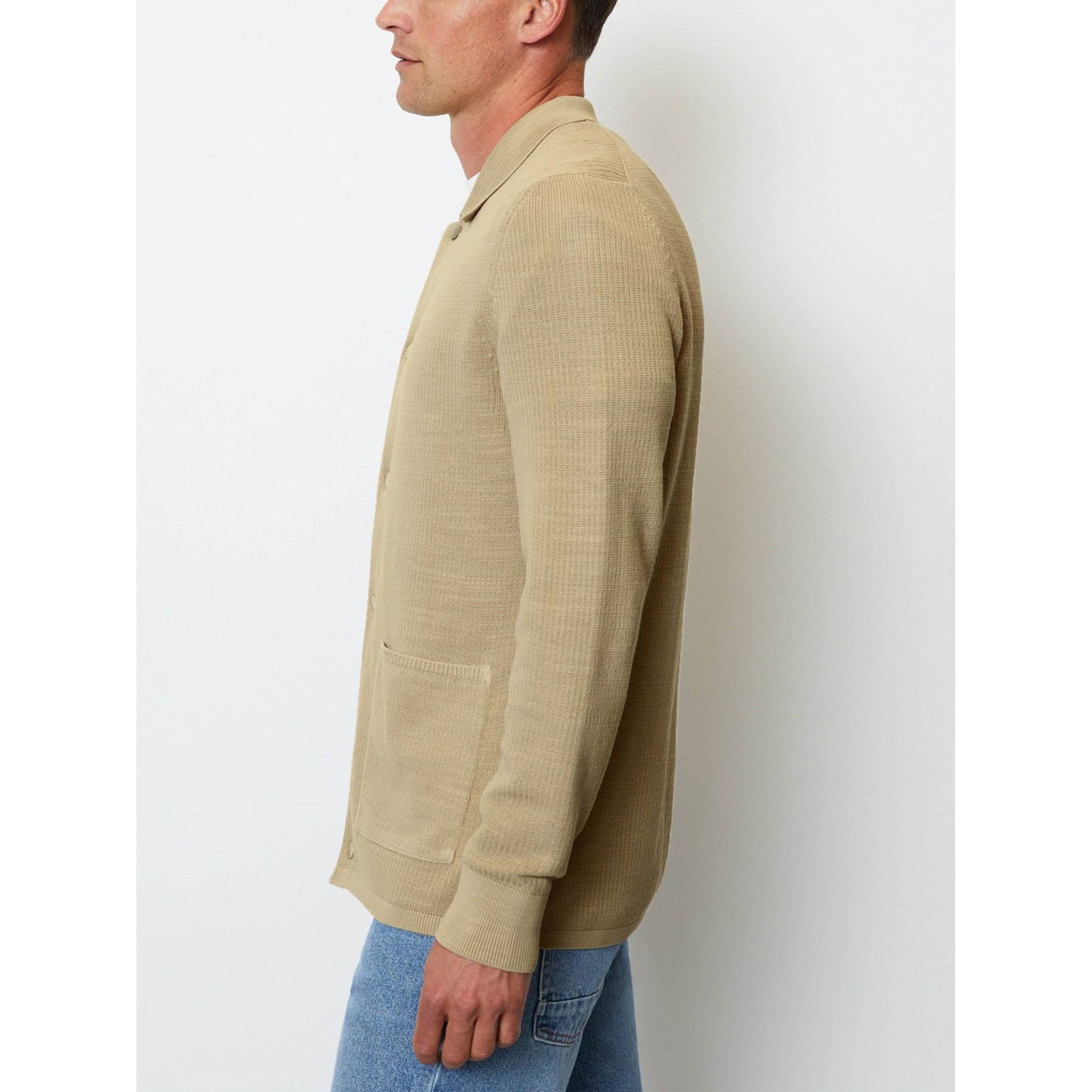 MARC O'POLO Kardiganas vyrams, Smėlio 4