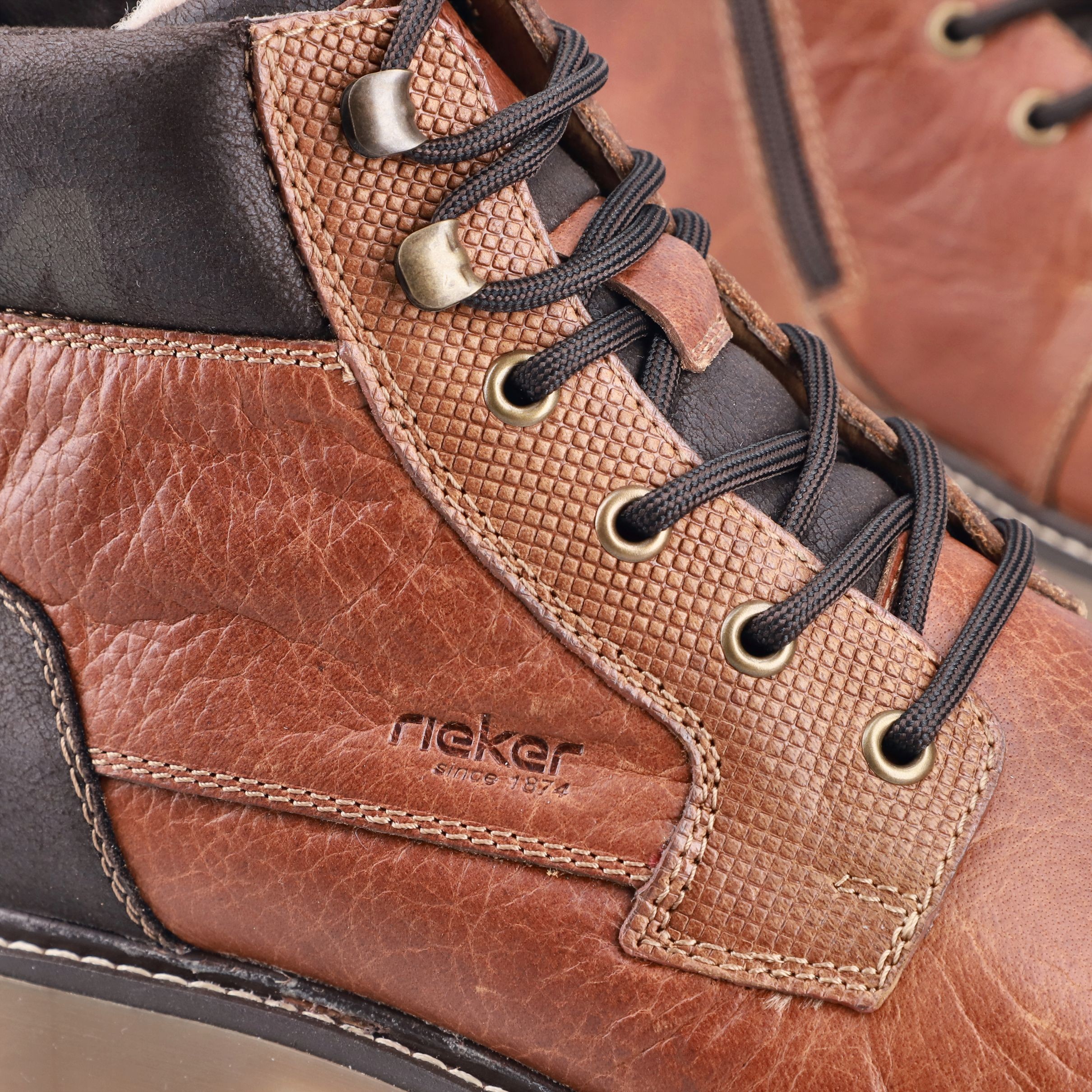 RIEKER Aulinukai vyrams, Ruda, Men's boots 4