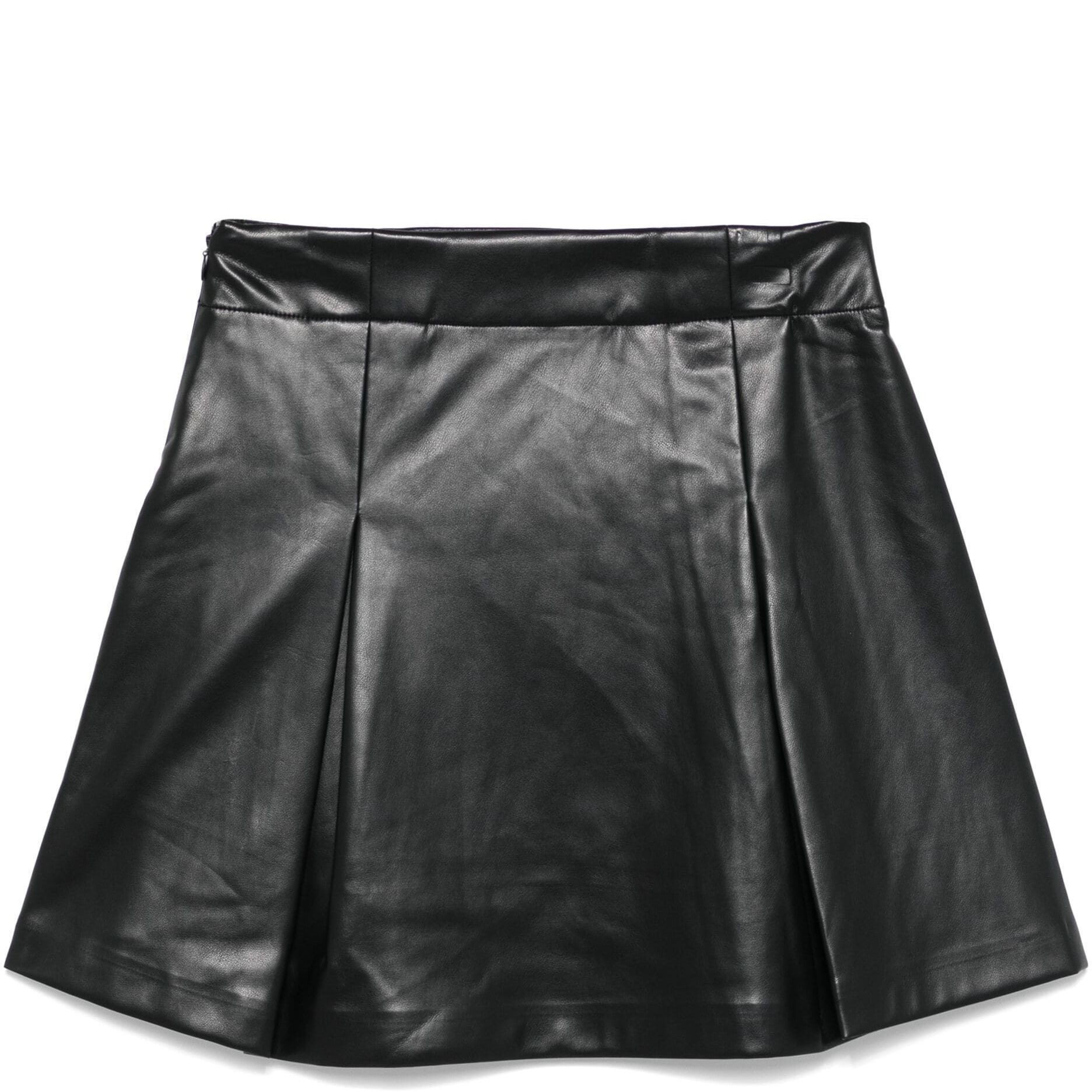 DKNY Mini sijonas moterims, Juoda, Plts pu mini skirt w 2