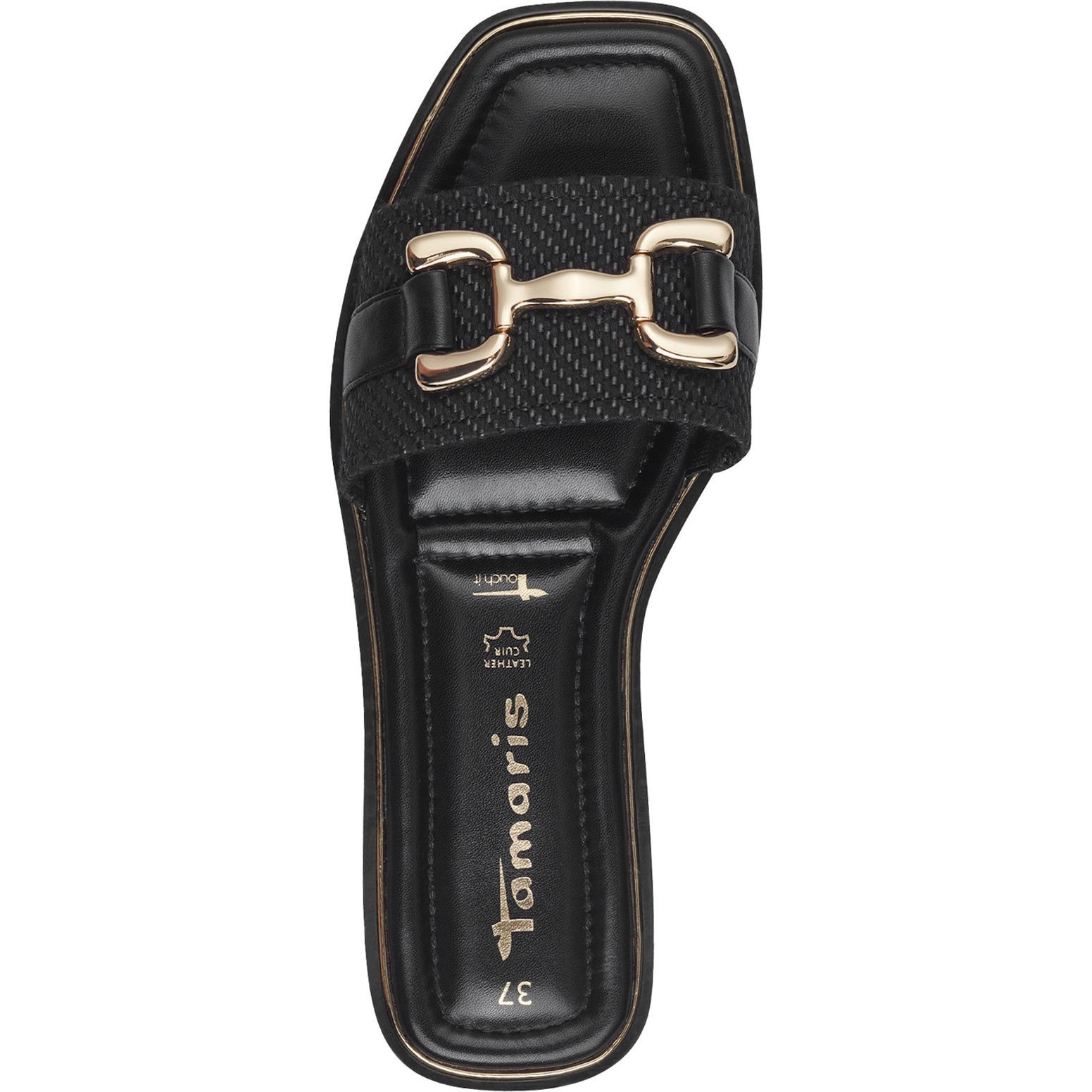 TAMARIS Šlepetės moterims, Juoda, Slippers 4