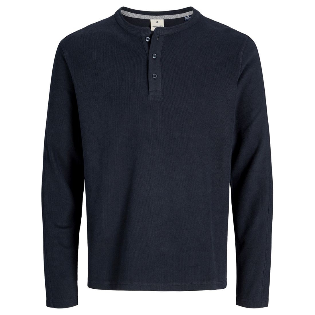 JACK & JONES Marškinėliai ilgom. rankovėmis vyrams, Mėlyna, Blu tyrell henley tee