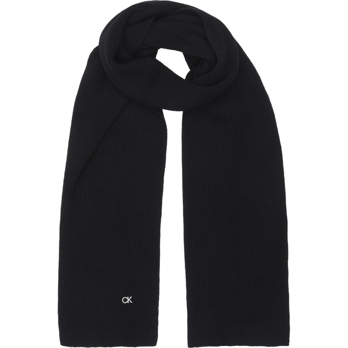 CALVIN KLEIN Rinkinys moterims, Juoda, Re-lo beanie / scarf 4