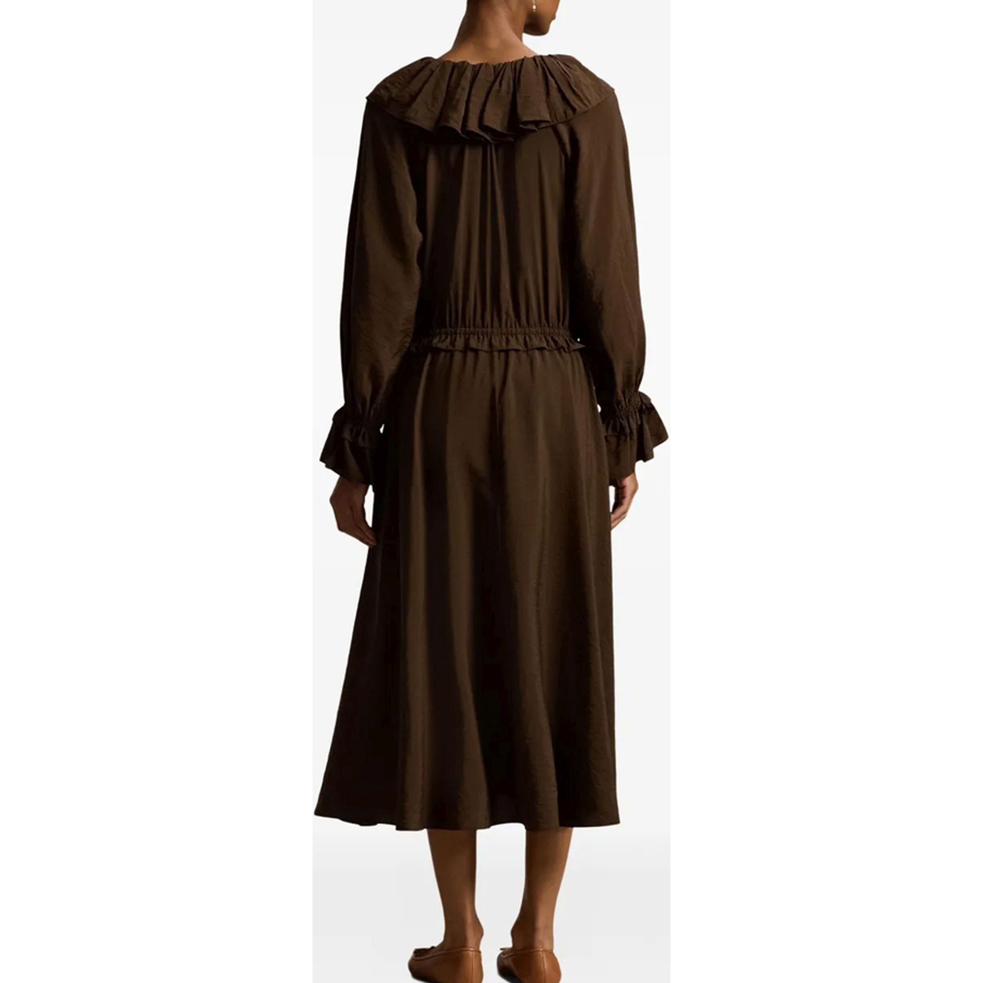 POLO RALPH LAUREN Maxi suknelė moterims, Ruda, Woven-dresses 2