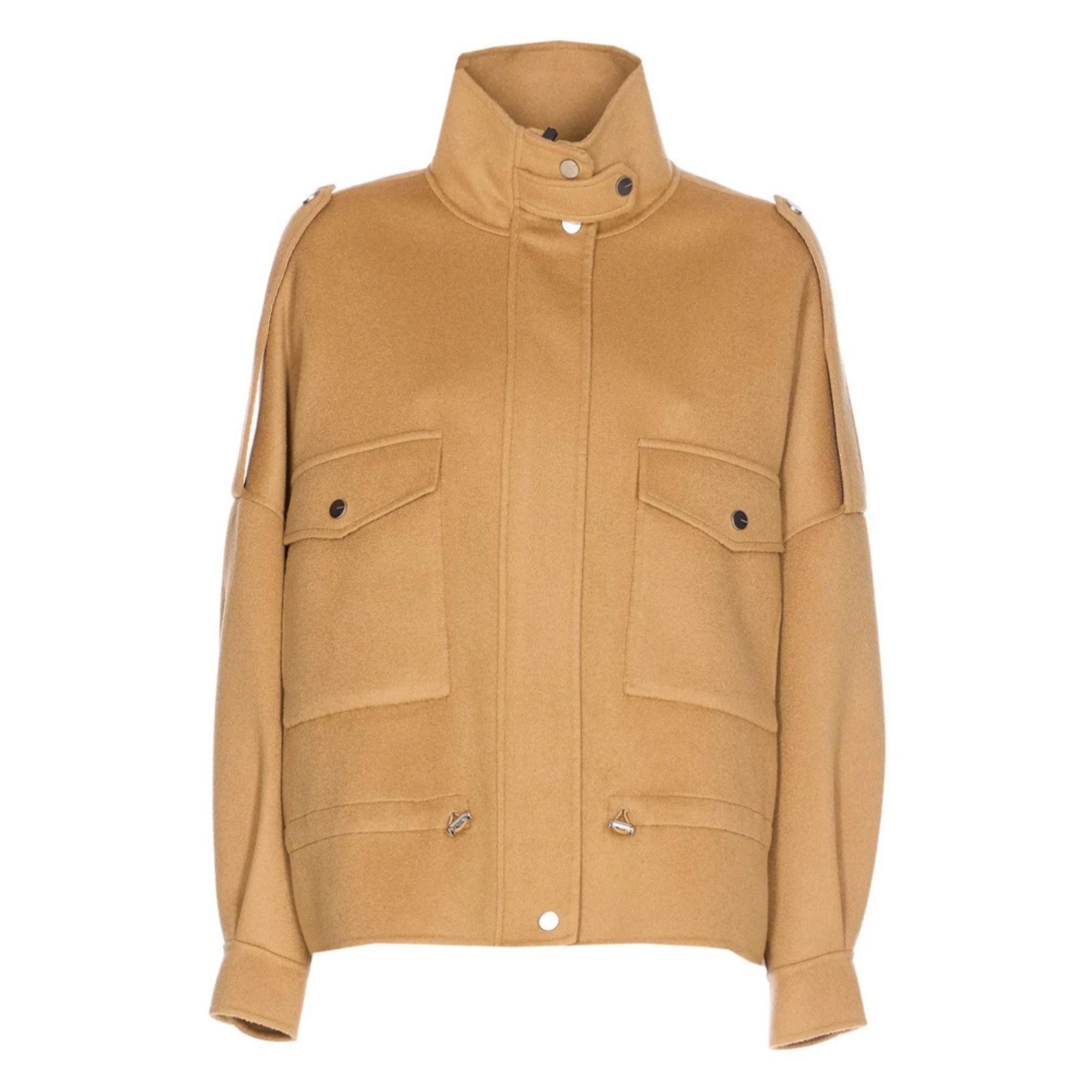 PINKO Paltas moterims, Ruda, Crostino caban 1