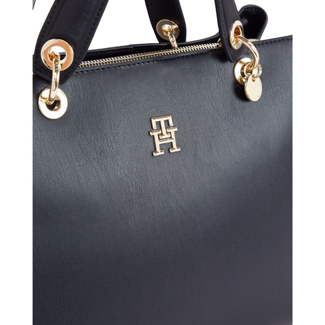 TOMMY HILFIGER Rankinė per petį moterims, Mėlyna, Chic satchel 4