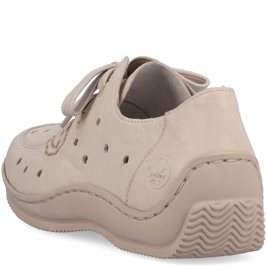 RIEKER Laisvalaikio bateliai moterims, Smėlio, LEISURE 5