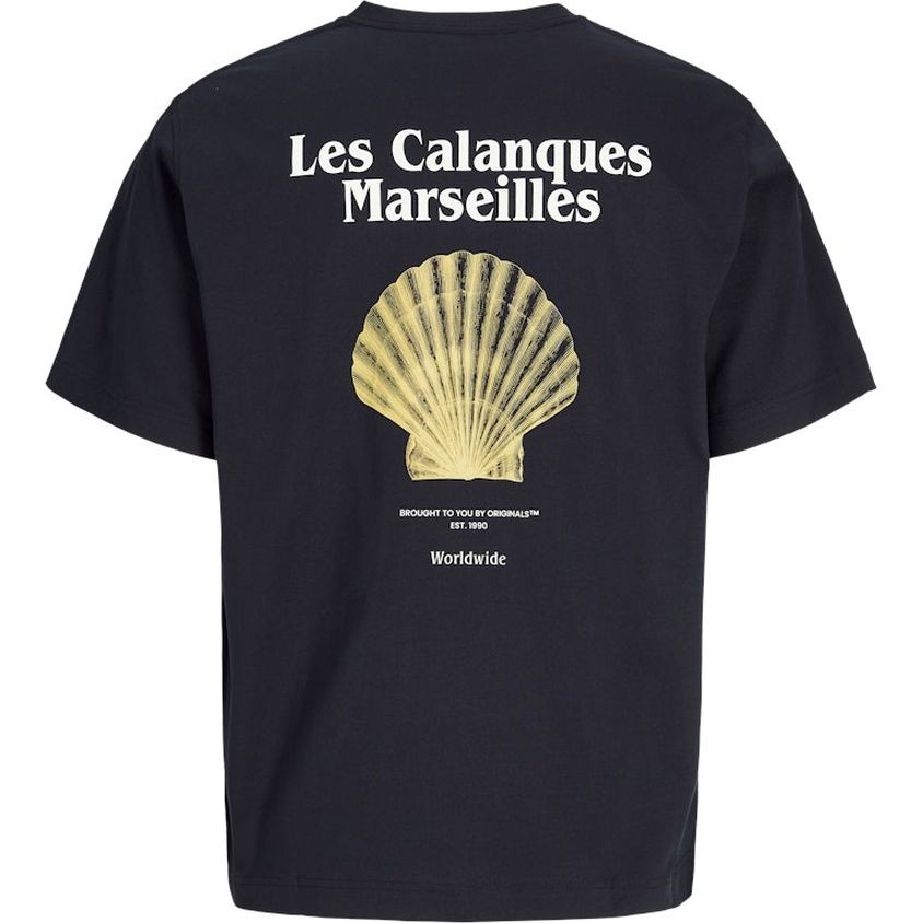 JACK & JONES Marškinėliai vyrams, Juoda, Paros easter sketch tee 2