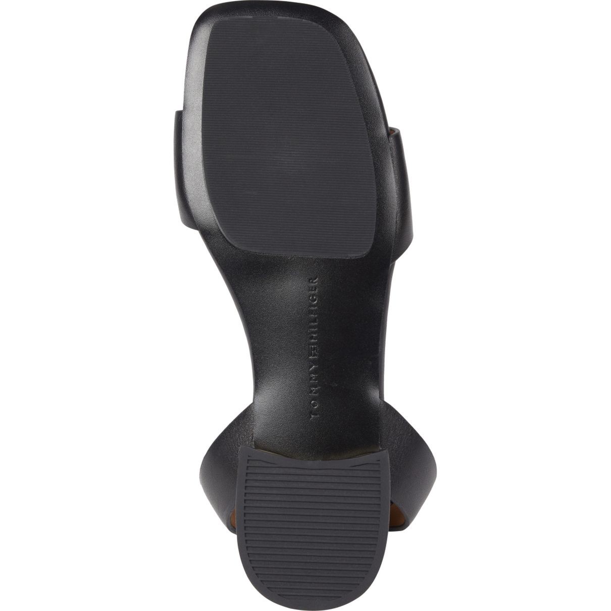TOMMY HILFIGER Basutės moterims, Juoda, Hardware flat sandal 6