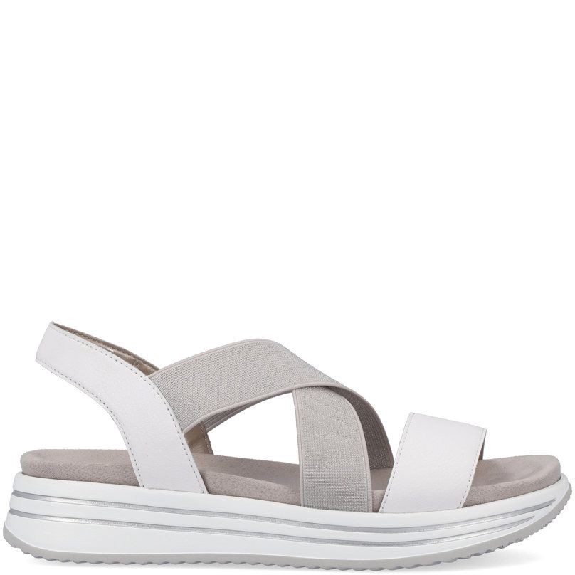 REMONTE Basutės moterims, Balta, SANDALS 2