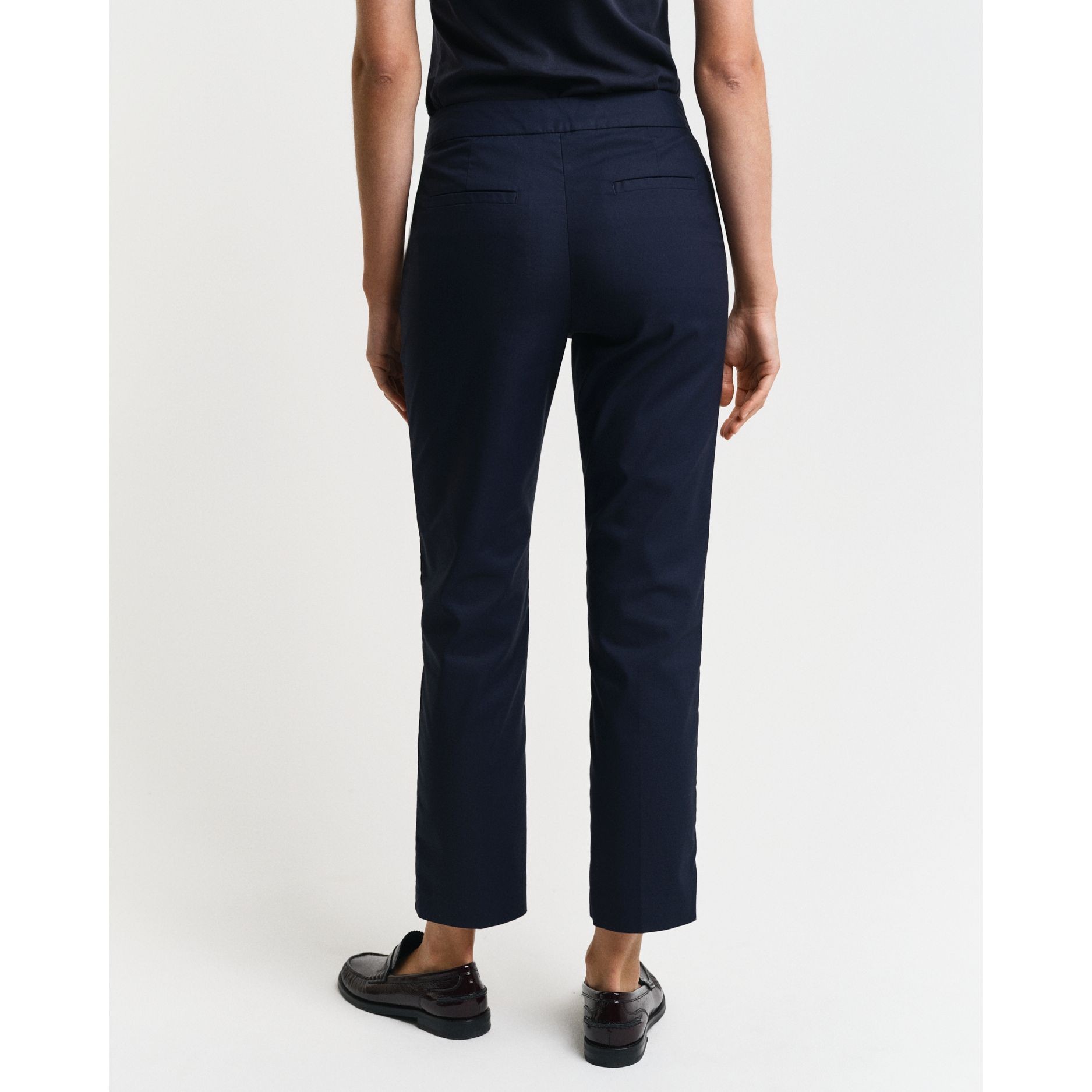 GANT Kelnės moterims, Mėlyna, D1. SLIM CIGARETTE SLACK 3