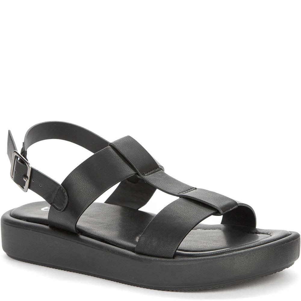 BETSY Basutės moterims, Juoda, SANDALS