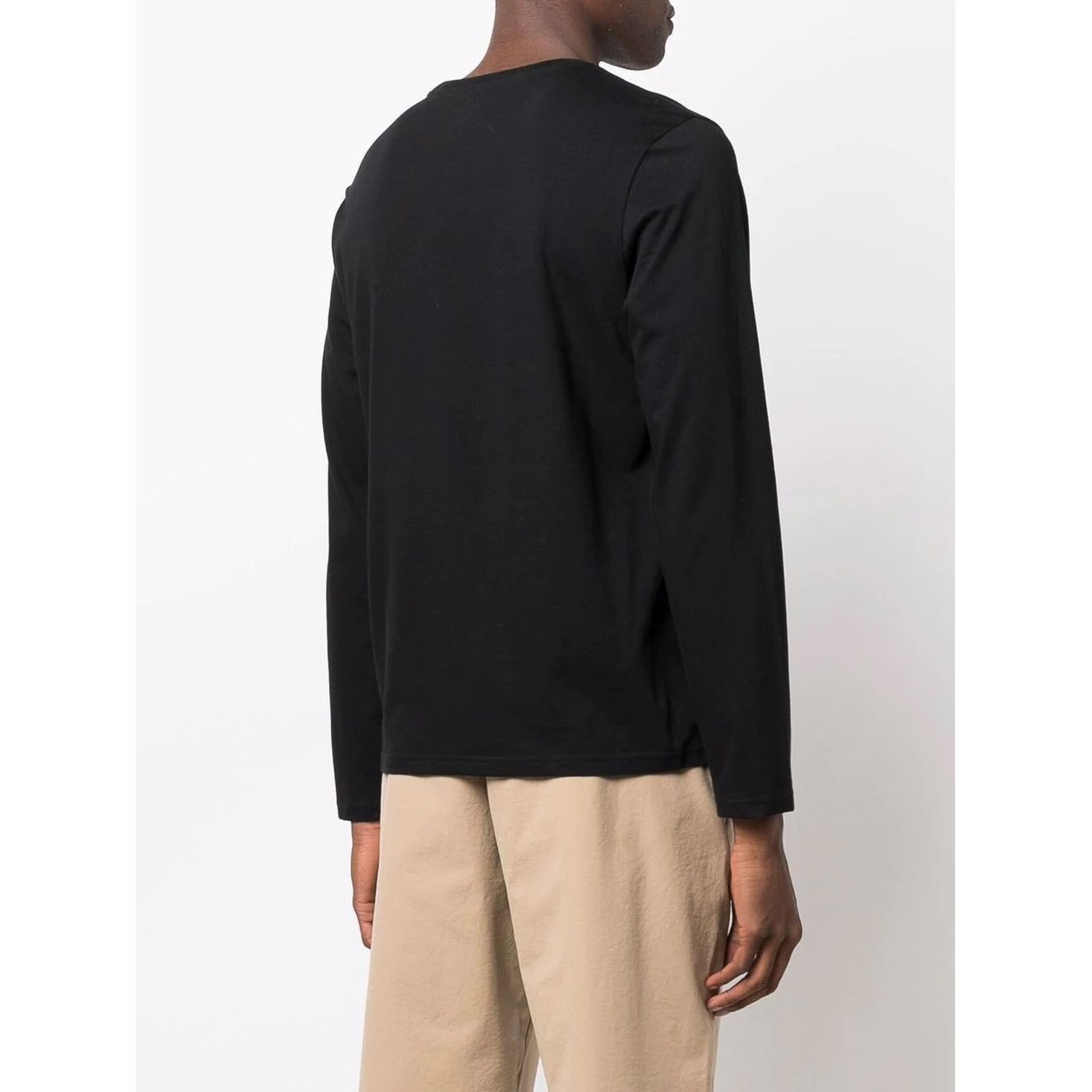 POLO RALPH LAUREN UW Marškinėliai ilgom. rankovėmis vyrams, Juoda, Crew neck sleep top 3