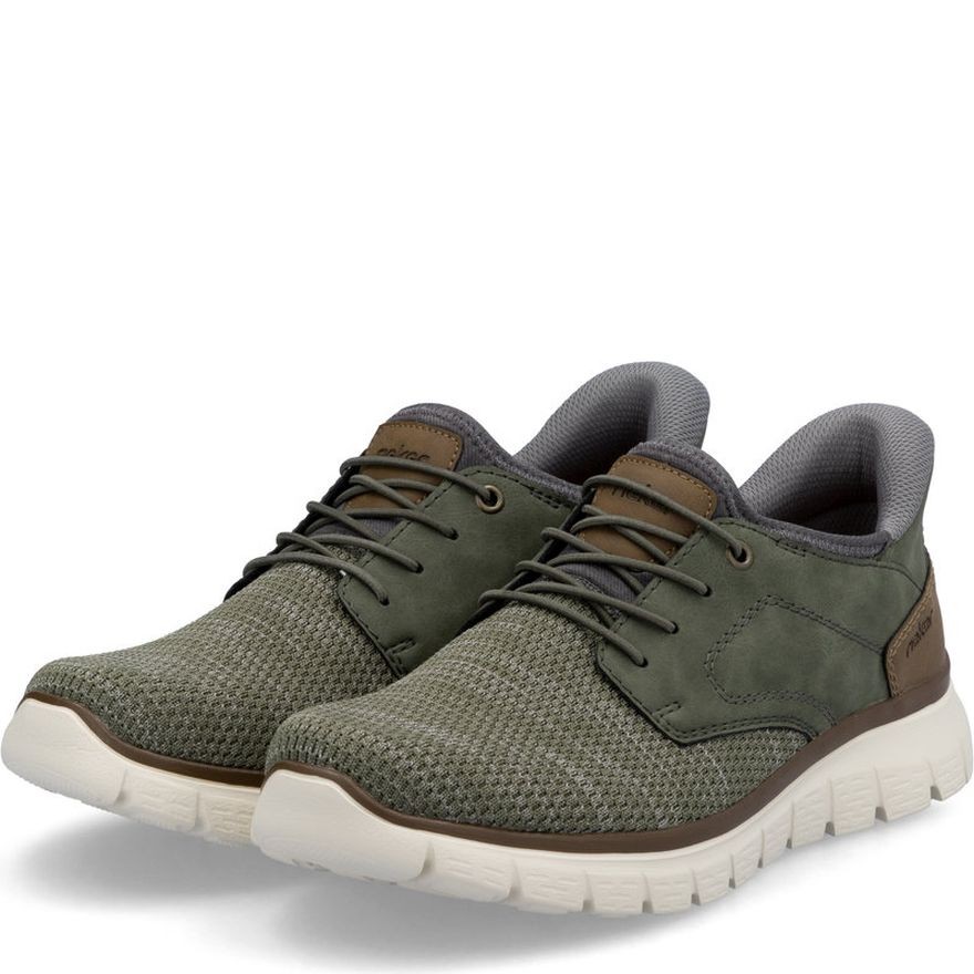RIEKER Laisvalaikio bateliai vyrams, Žalia, Sneakers 7