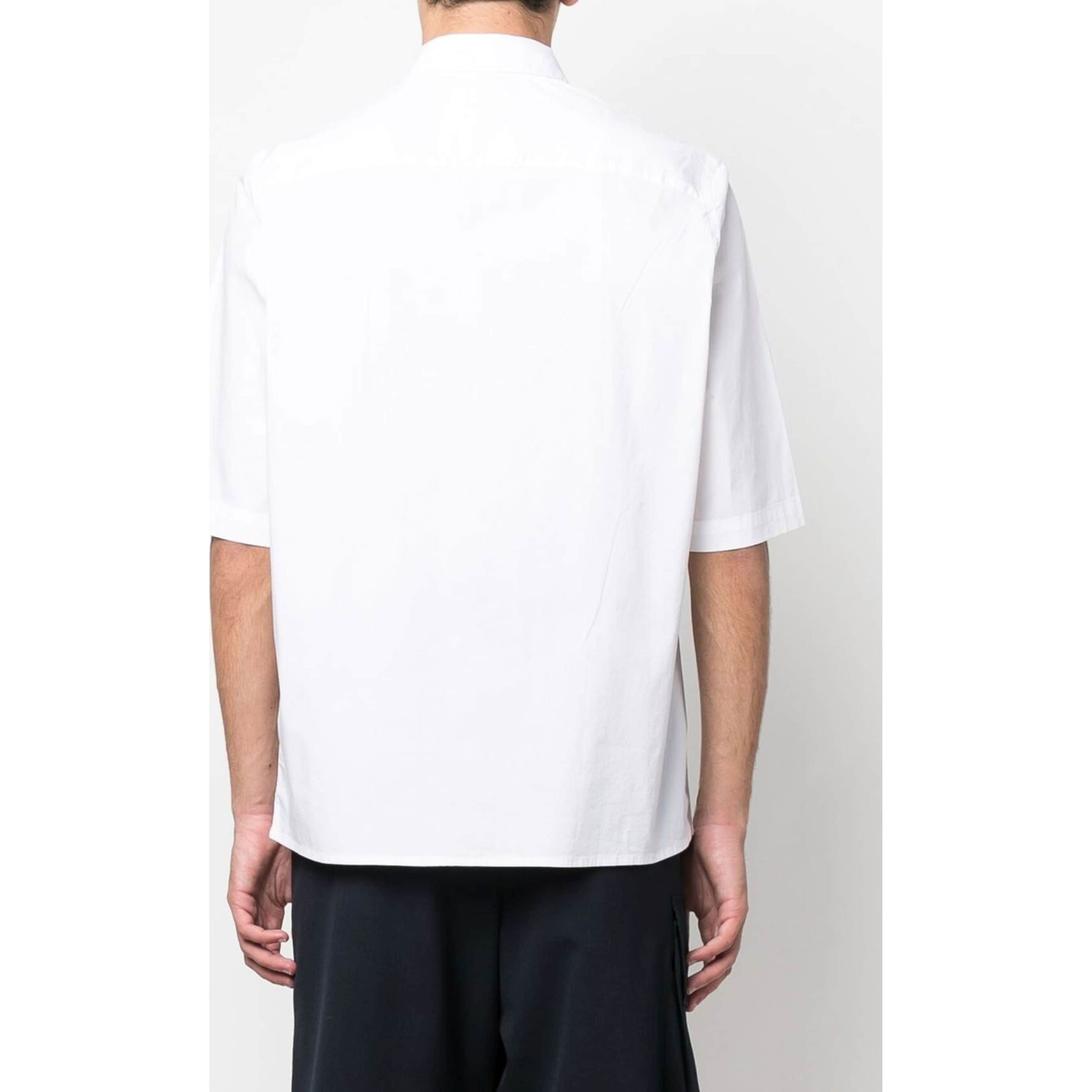 CALVIN KLEIN Marškiniai trump. rankovėmis vyrams, Balta, CASUAL SHIRT 3