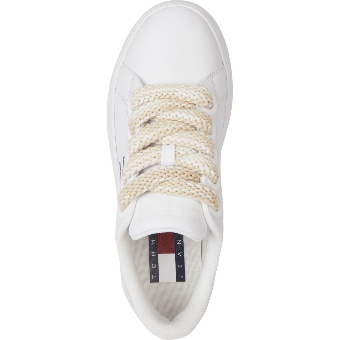 TOMMY JEANS Sportiniai bateliai moterims, Balta, City flatform sport shoe 5