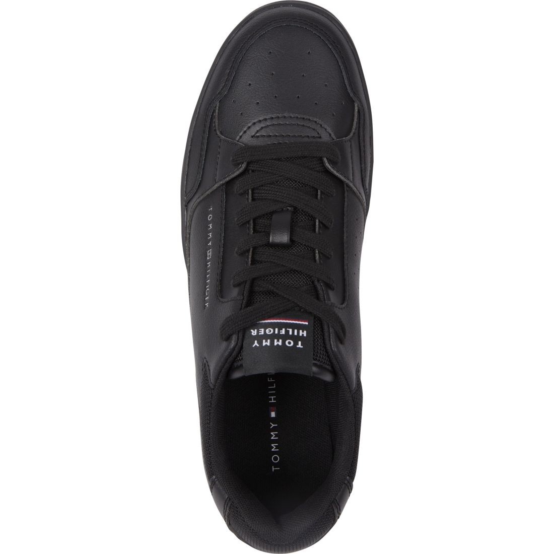 TOMMY HILFIGER Sportiniai bateliai vyrams, Juoda, Basket core sport shoe 4