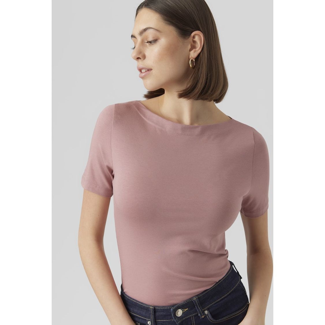 VERO MODA Palaidinės moterims, Rožinė, VMPANDA MODAL S/S TO 4