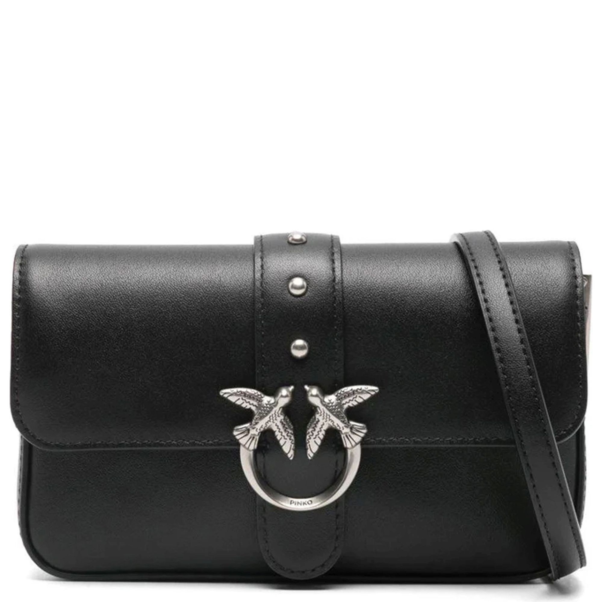 PINKO Rankinė per petį moterims, Juoda, Love one slouchy baby 1