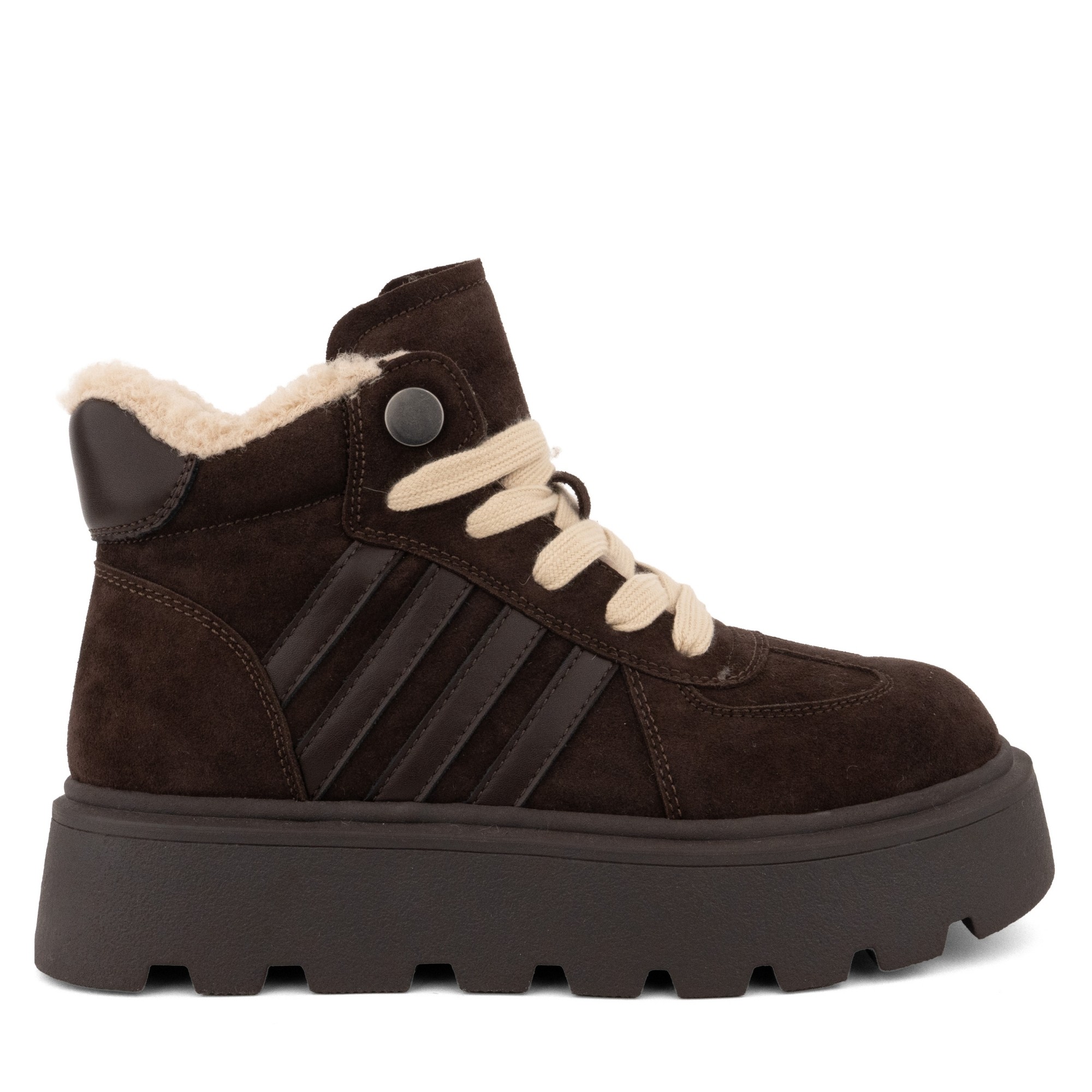 LA CONTE Pašiltinti aulinukai moterims, Ruda, Wm booties, LA CONTE. 2