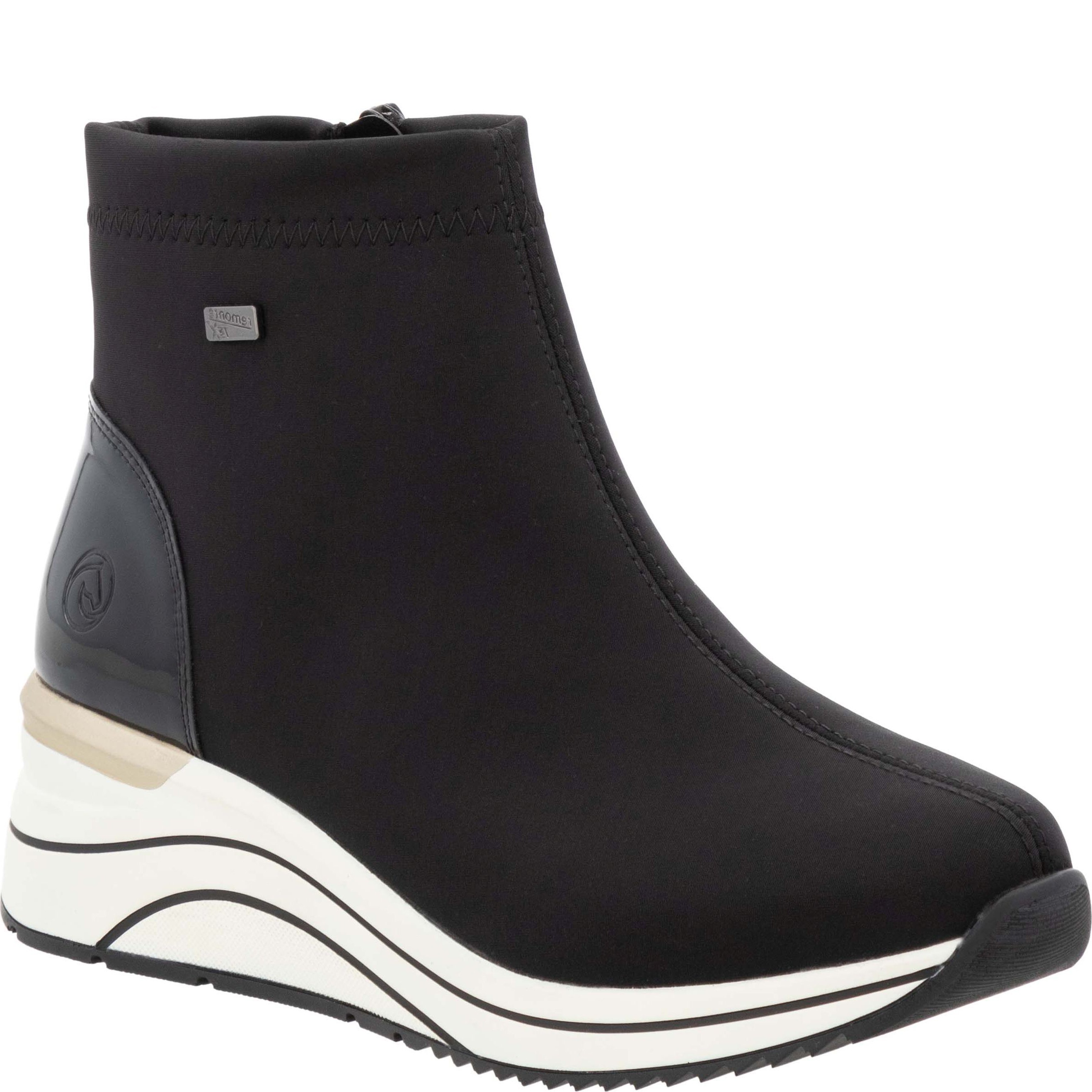 REMONTE Aulinukai moterims, Juoda, Ladies mid height boots 1