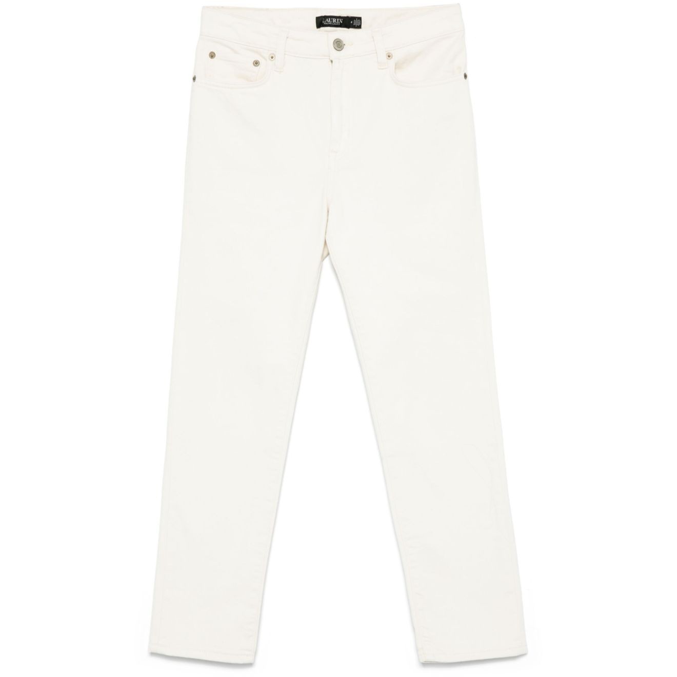 LAUREN RALPH LAUREN Aptempti džinsai moterims, Smėlio, Hi rs sk ank ankle skinny