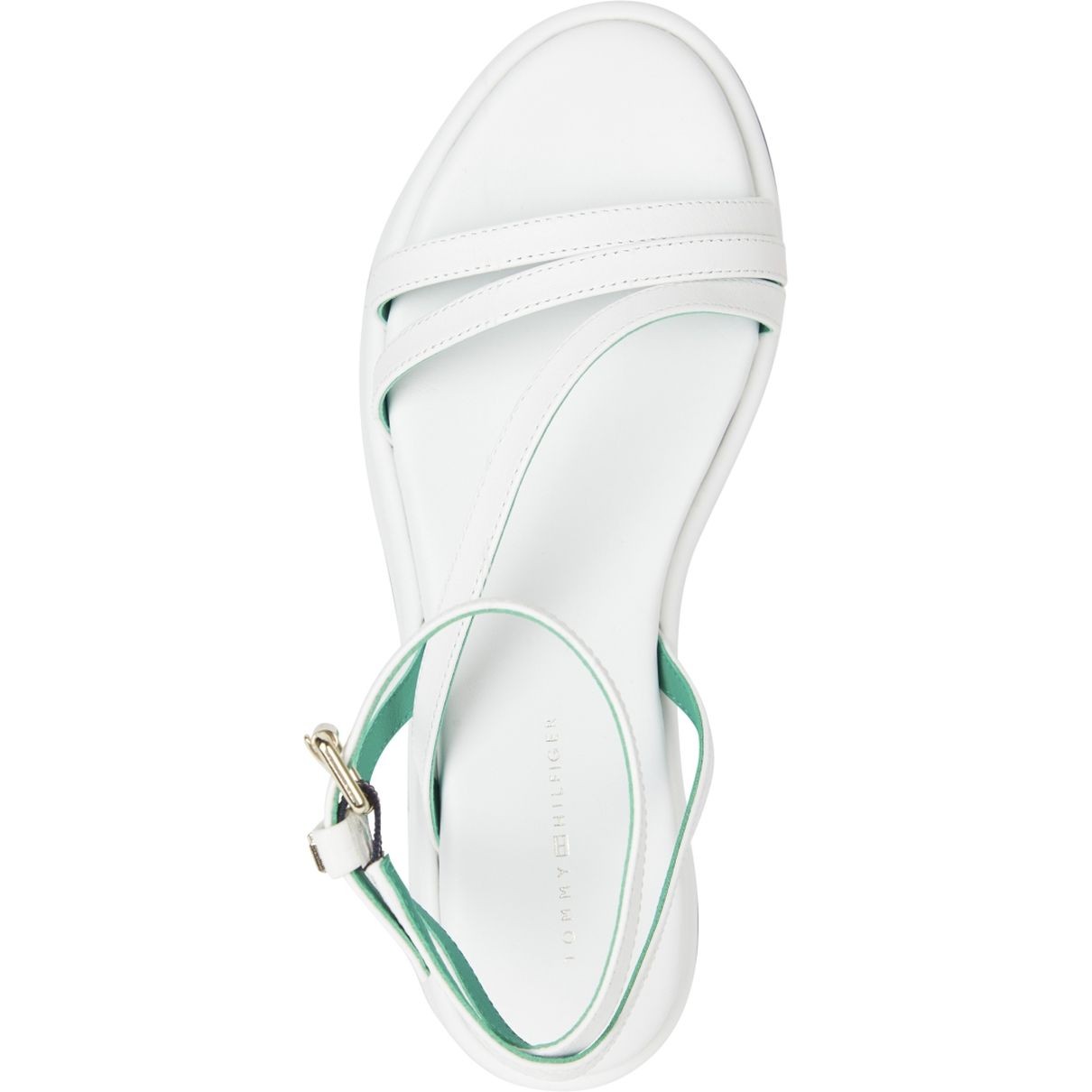 TOMMY HILFIGER Basutės moterims, Smėlio, Strap platform sandals 3