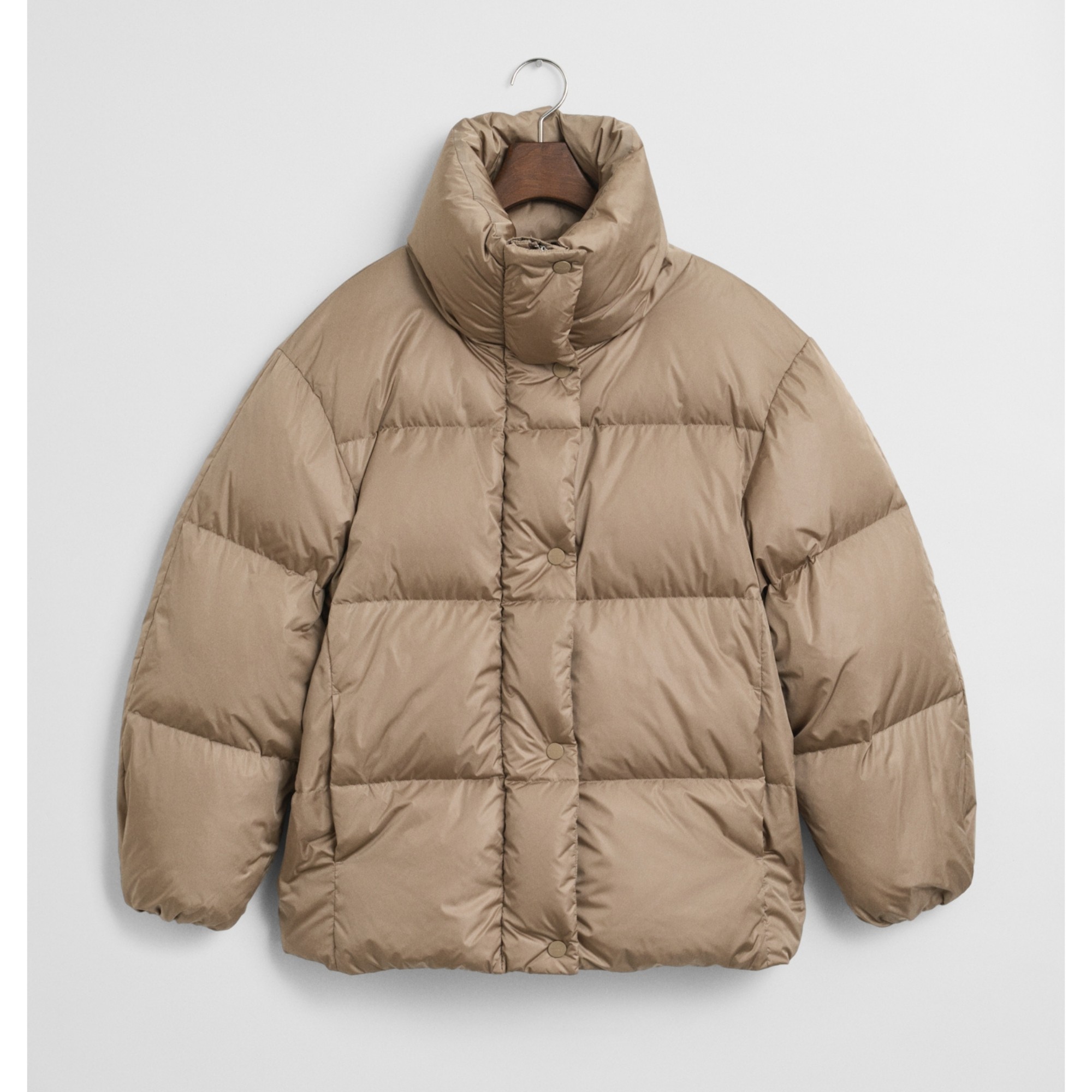 GANT Striukė moterims, Smėlio, relaxed down jacket 1