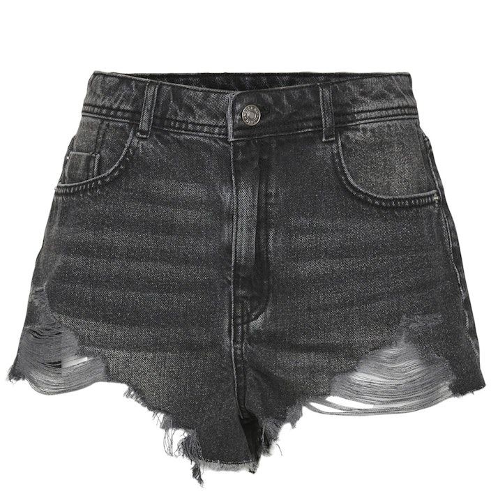 NOISY MAY Šortai moterims, Juoda, NMDREW HW DESTROY  SH 1