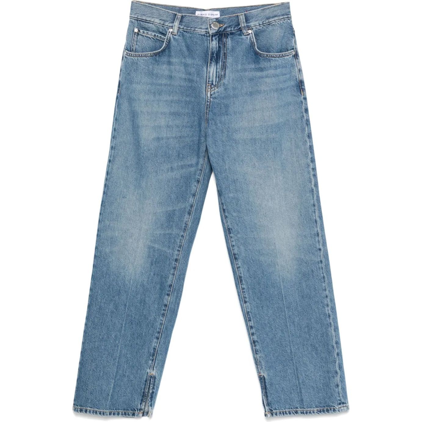 PINKO Tiesūs džinsai moterims, Mėlyna, Lovely loose 1