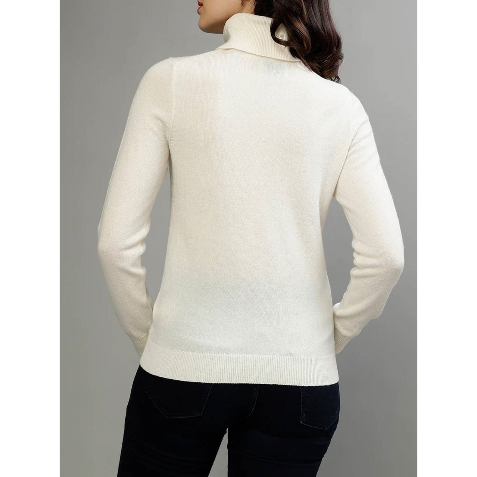 GANT Megztinis moterims, Balta, EXTRAFINE ROLLNECK 3