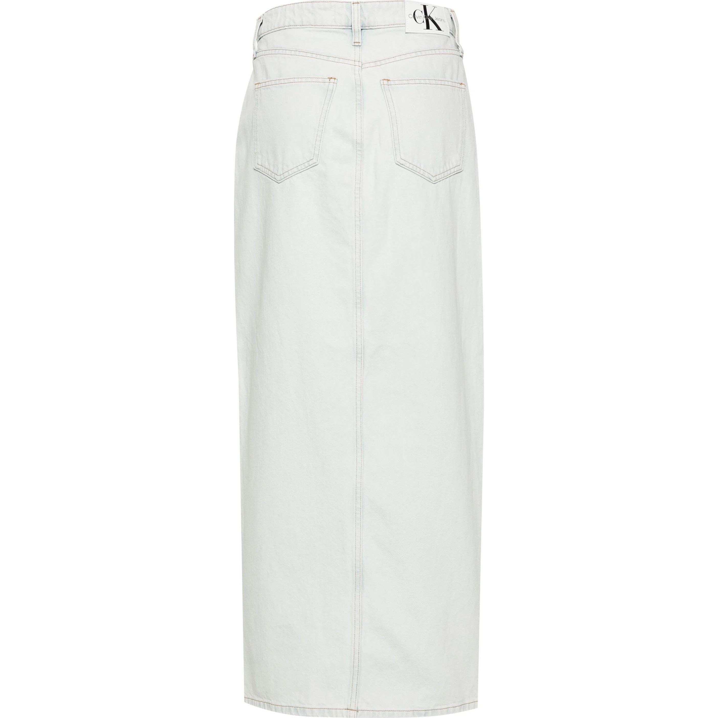 CALVIN KLEIN JEANS Maxi sijonas moterims, Mėlyna, Straight skirt 2