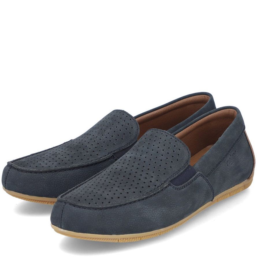 RIEKER Mokasinai vyrams, Mėlyna, MOCASINS 15