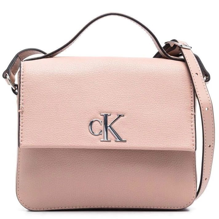 CALVIN KLEIN JEANS Rankinė per petį moterims, Rožinė, MINIMALGRAM BOXY FLAP CB19 1