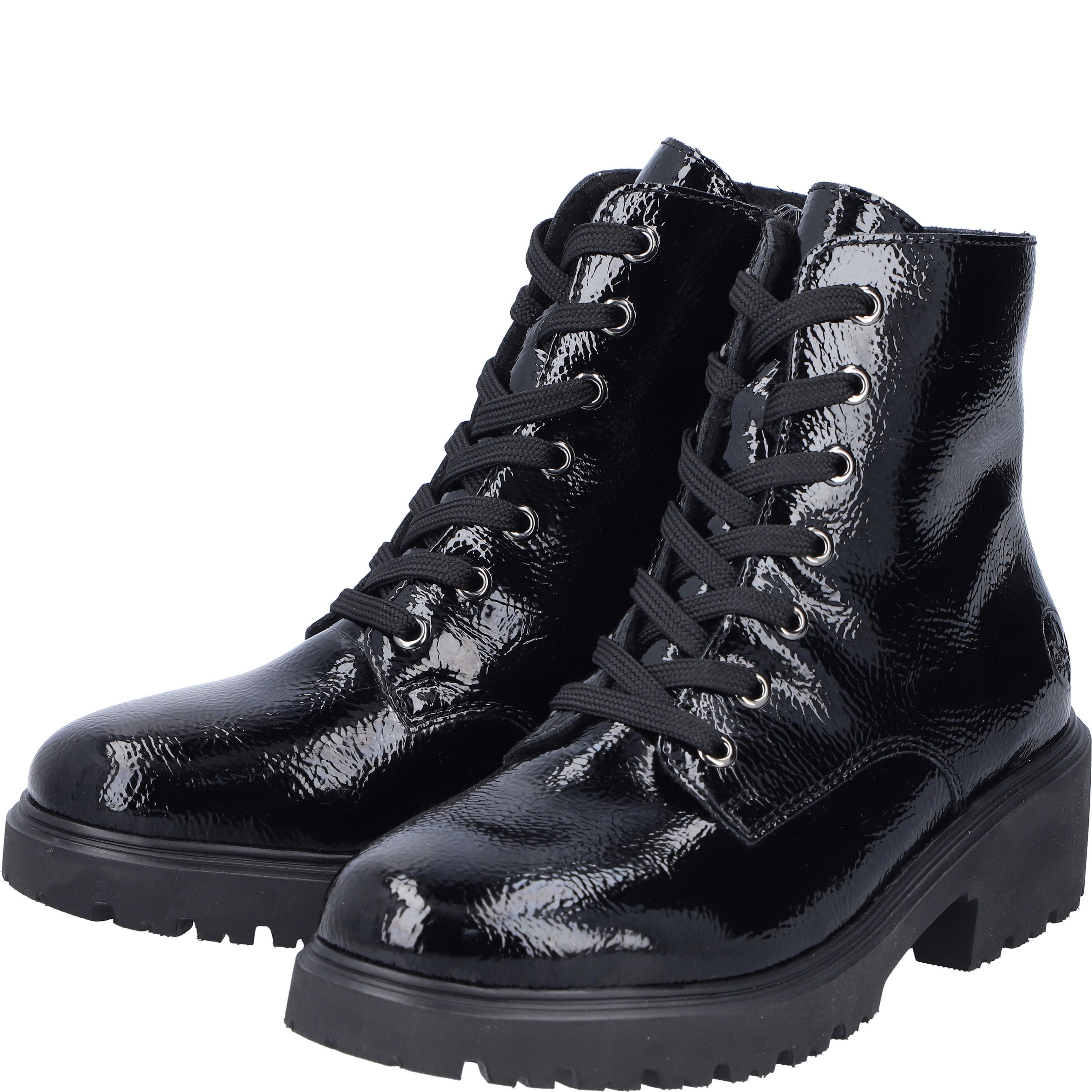 RIEKER Aulinukai moterims, Juoda, Ladies mid height boots 10