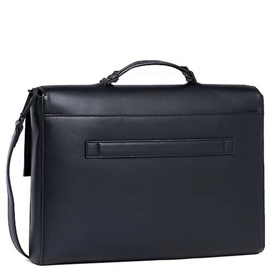 CALVIN KLEIN Dėklas kompiuteriui vyrams, Juoda, Iconic plaque laptop bag 2