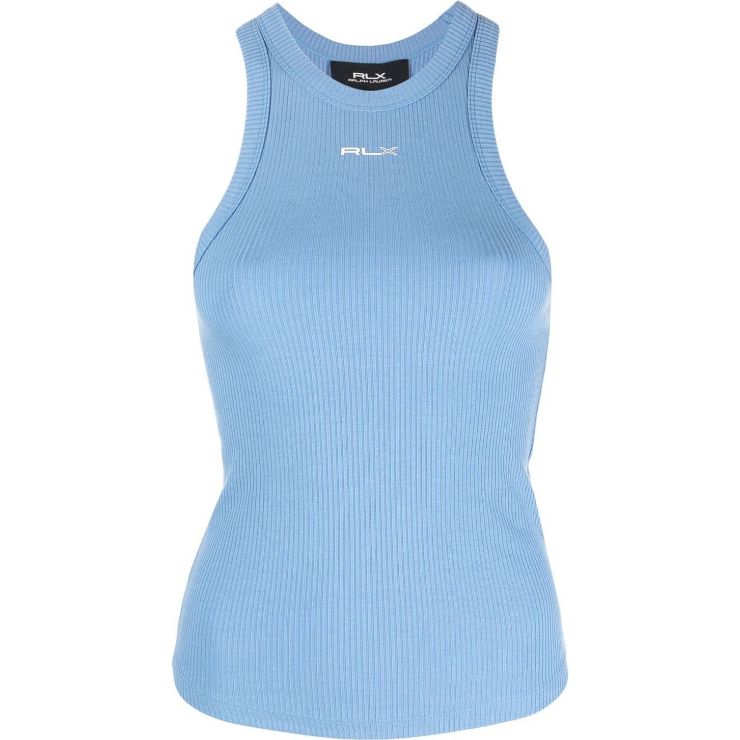 RALPH LAUREN RLX Marškiniai be rankovių moterims, Mėlyna, Tank sleeves top