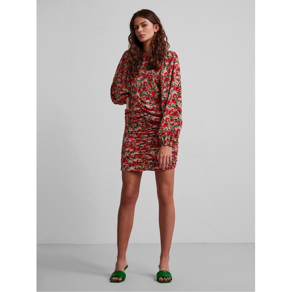 PIECES Midi suknelė moterims, Juoda, PCOLA LS DRESS D2D 4