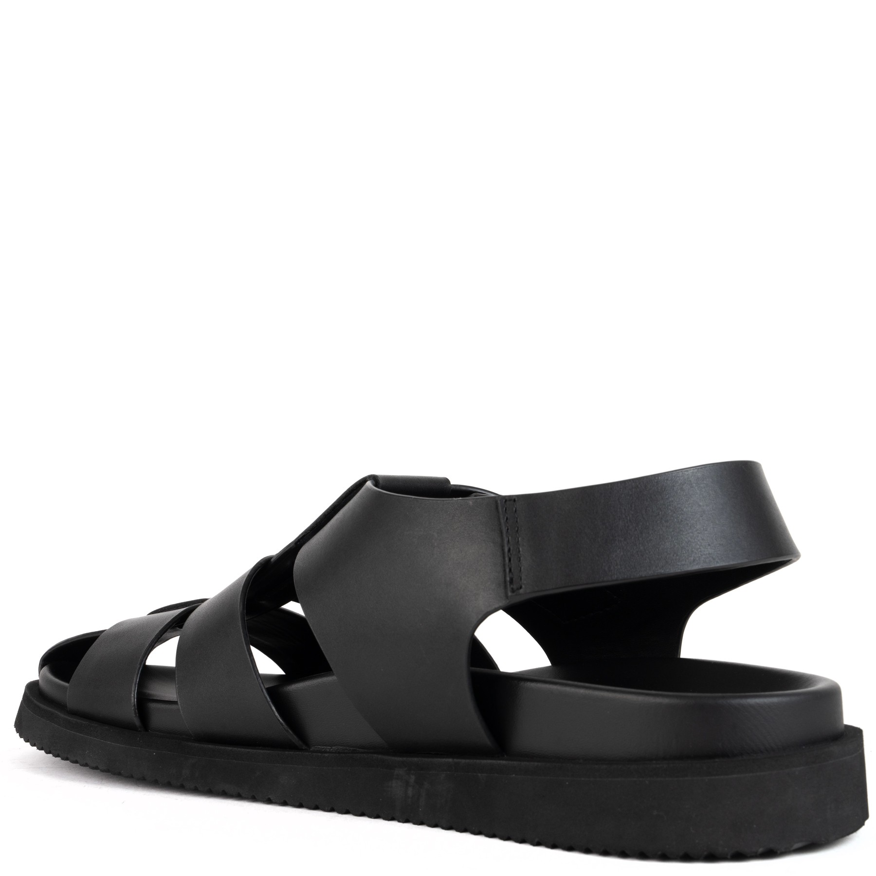 SERGIO MORETTI Basutės vyrams, Juoda, Sandals 3