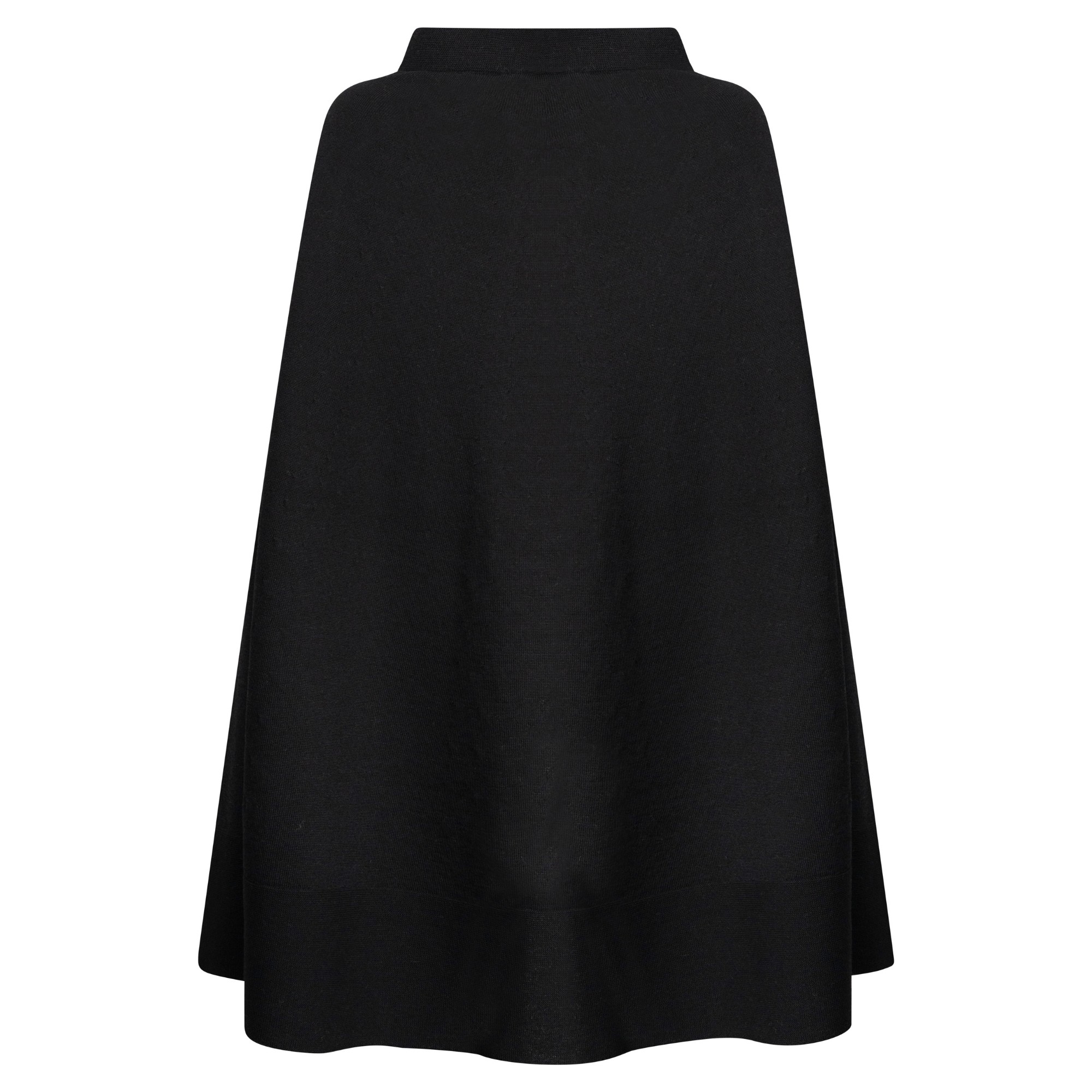 SERGIO MORETTI Midi sijonas moterims, Juoda, Skirt 1