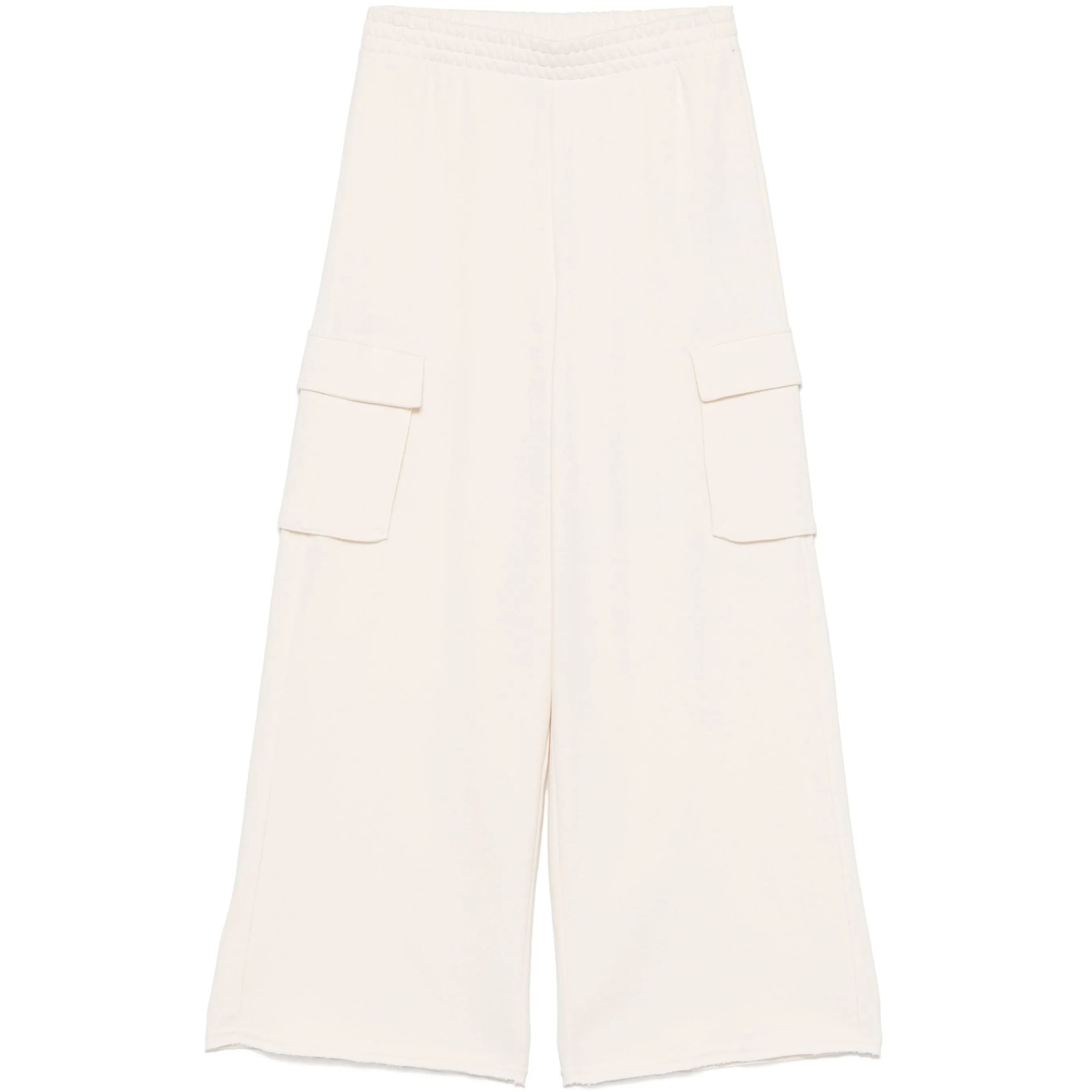 DKNY Kelnės moterims, Smėlio, Cargo wide leg pant 1