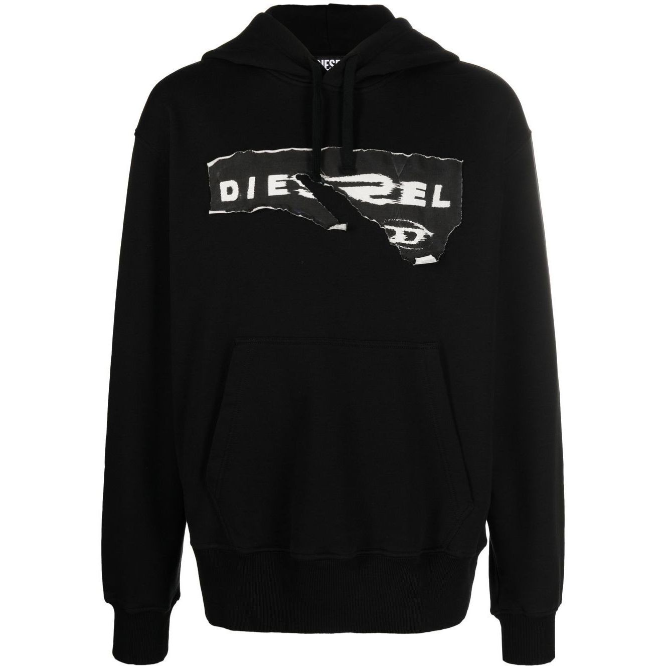 DIESEL Džemperis vyrams, Juoda, Hoodies