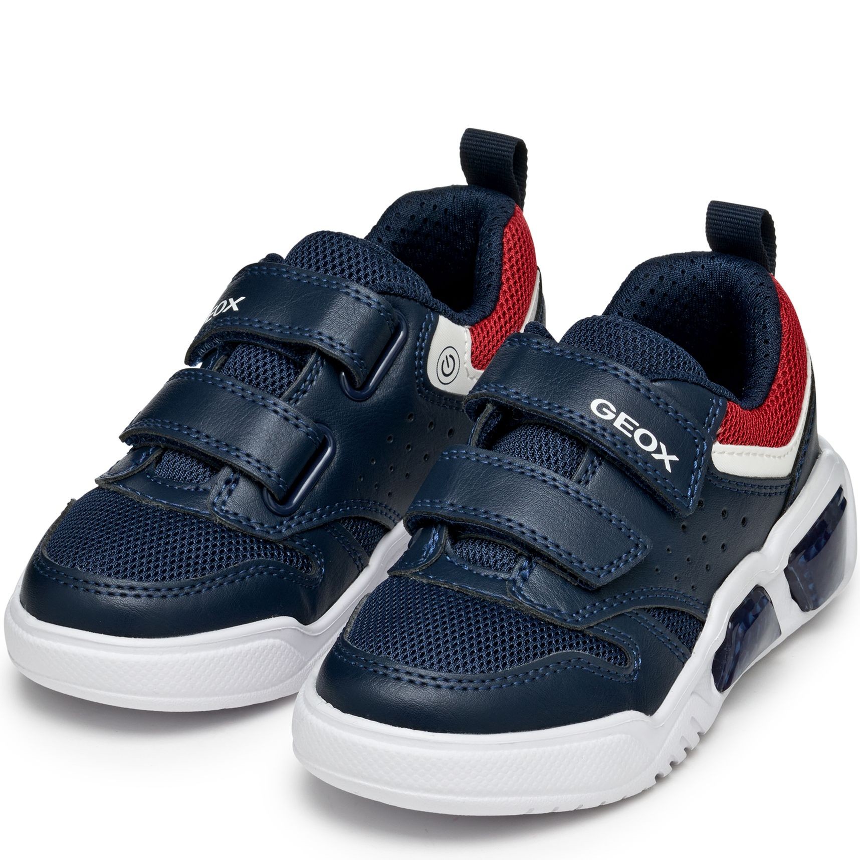 GEOX Laisvalaikio bateliai berniukams, Mėlyna, Illuminus leisure 2
