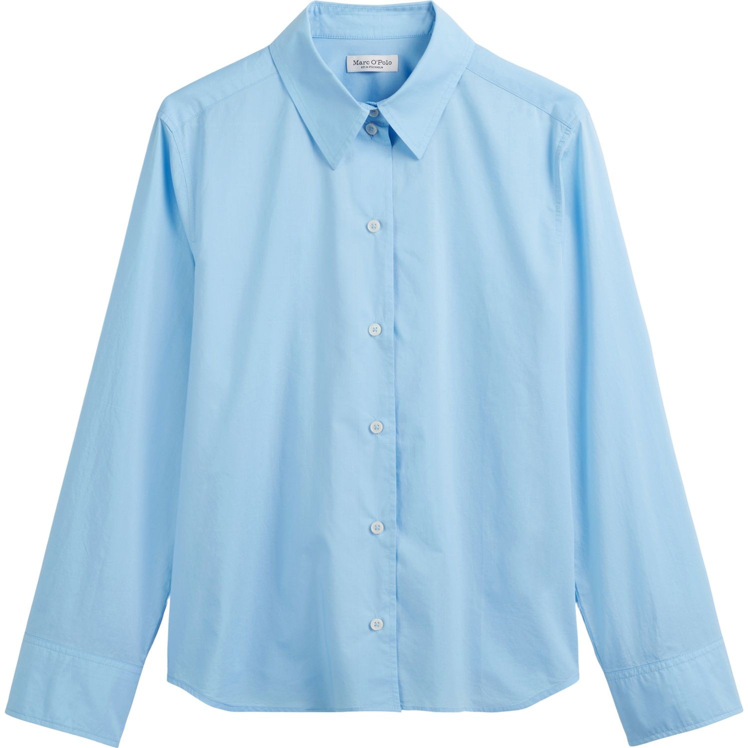 MARC O'POLO Marškiniai ilgomis rankovėmis moterims, Mėlyna, Shirts lon 502092142331 1