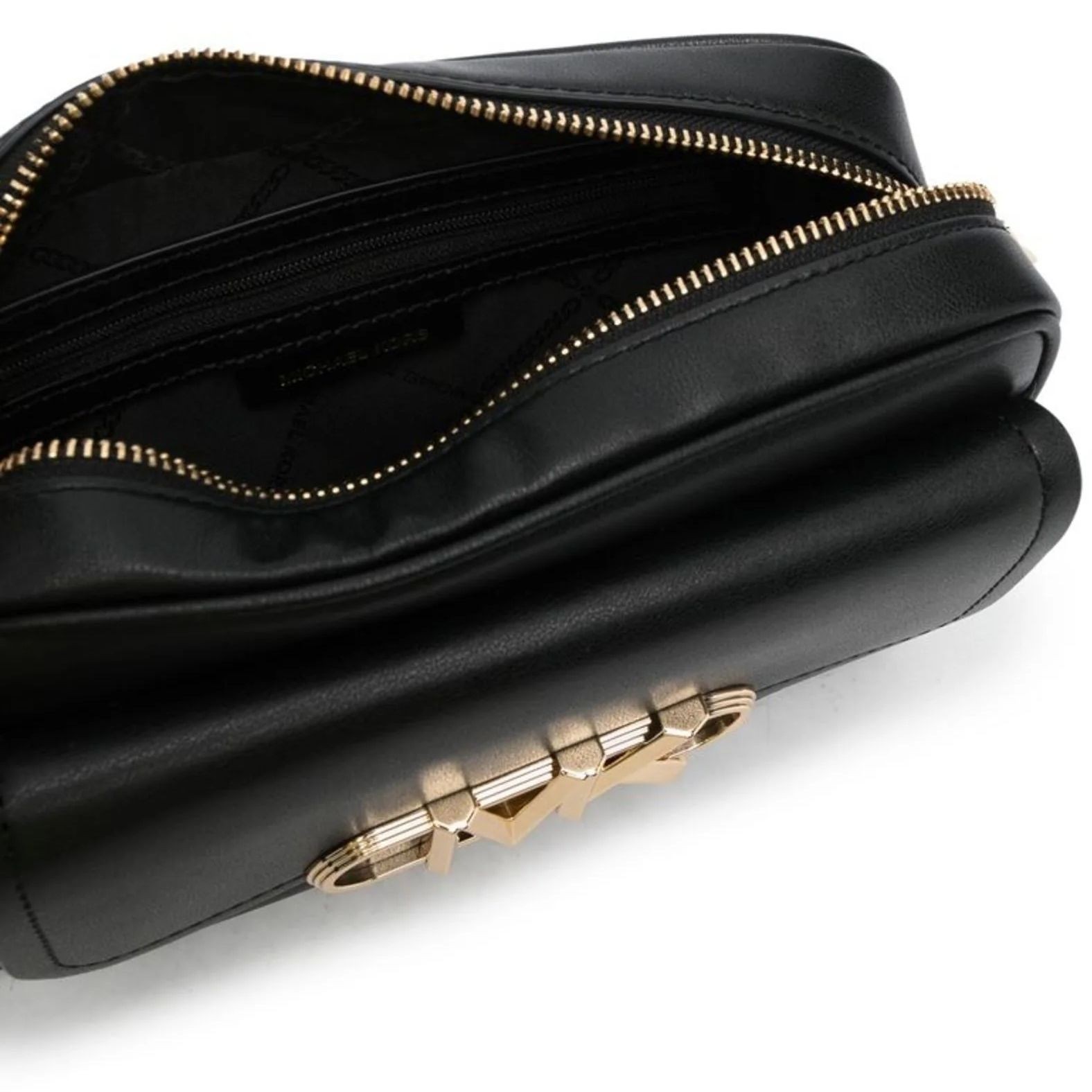 MICHAEL KORS Rankinė per petį moterims, Juoda, Medium chain camera crossbody 4