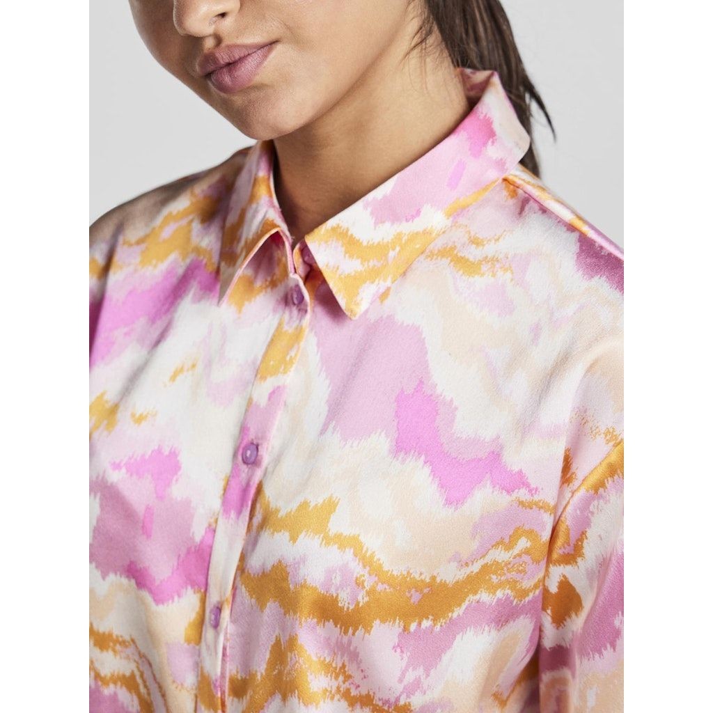 PIECES Palaidinės moterims, Rožinė, PCKERRA SS SHIRT 4